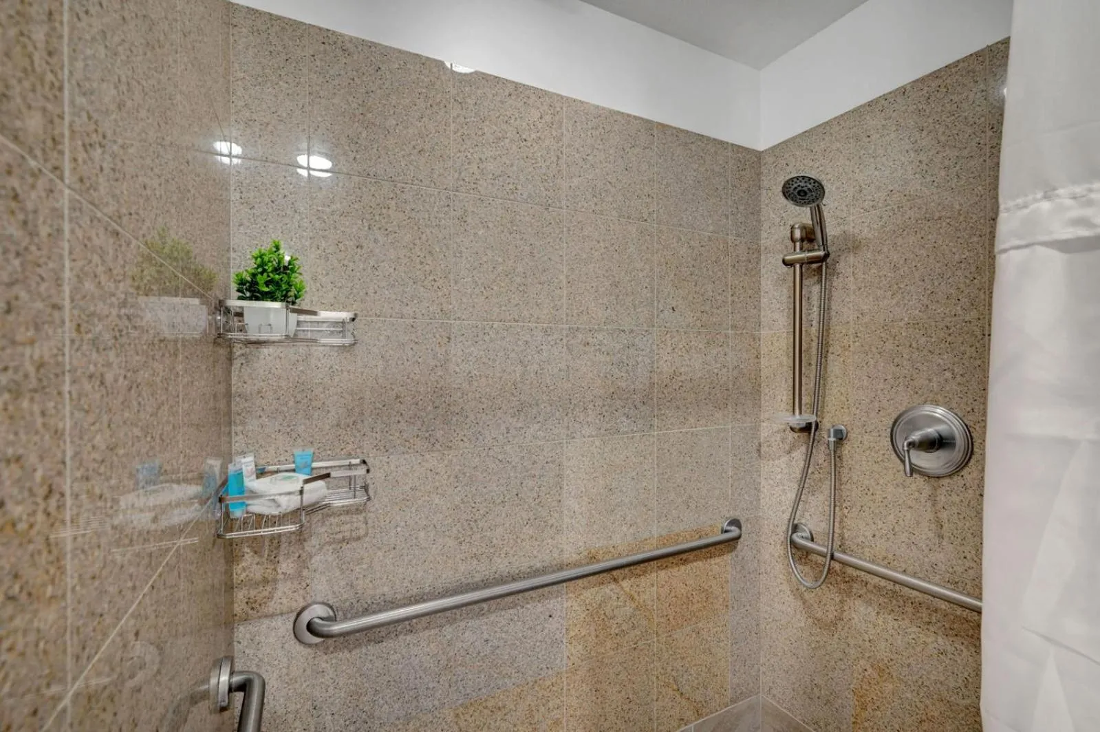 Shower in Royal Oasis Suite at Platinum Hotel-Strip Views