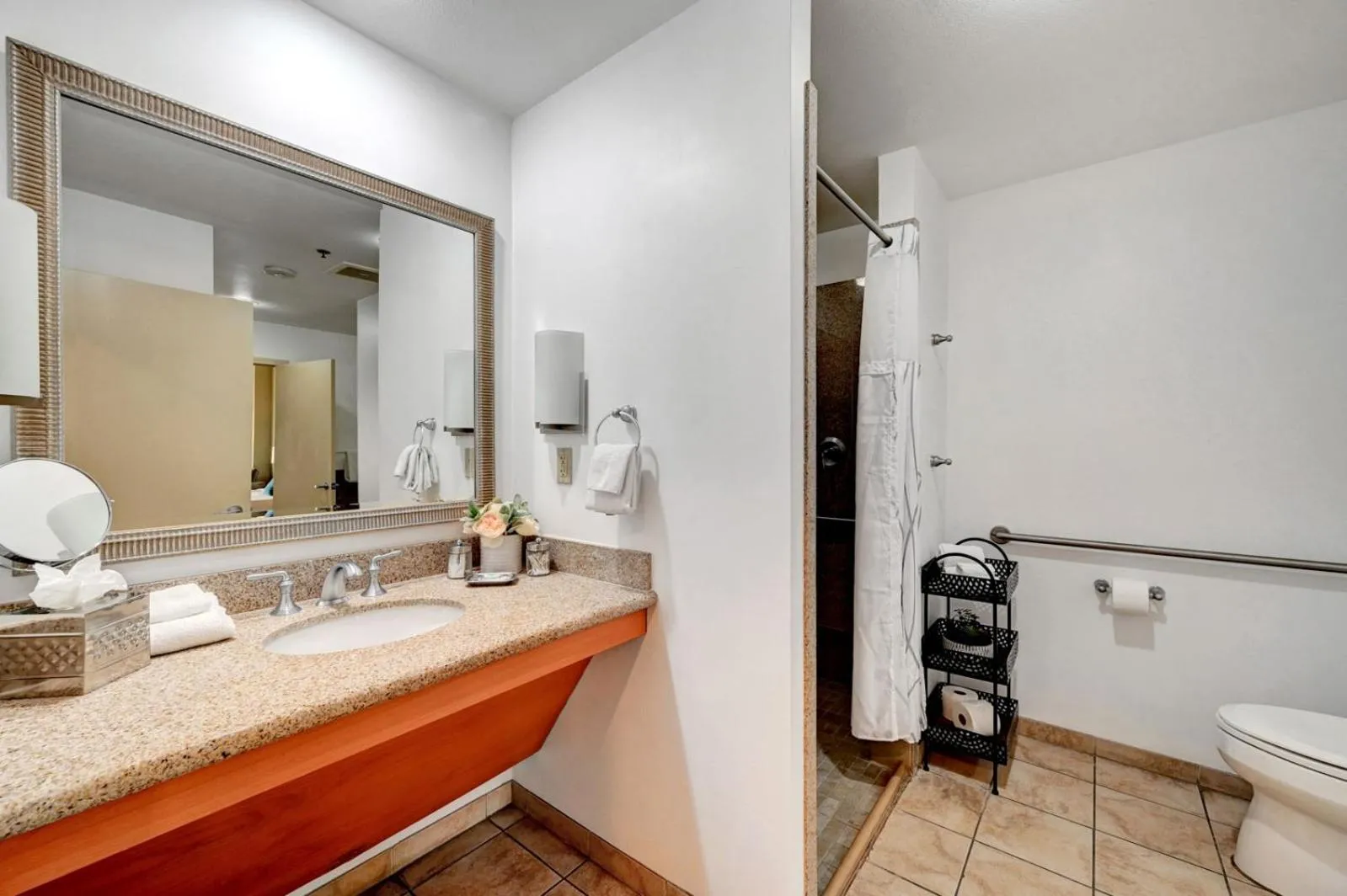 Bathroom in Royal Oasis Suite at Platinum Hotel-Strip Views