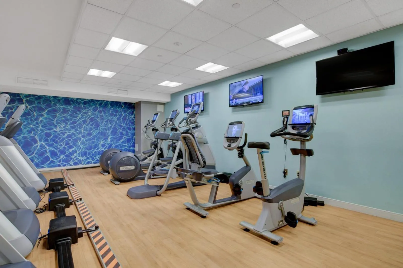 Fitness centre/facilities in Royal Oasis Suite at Platinum Hotel-Strip Views