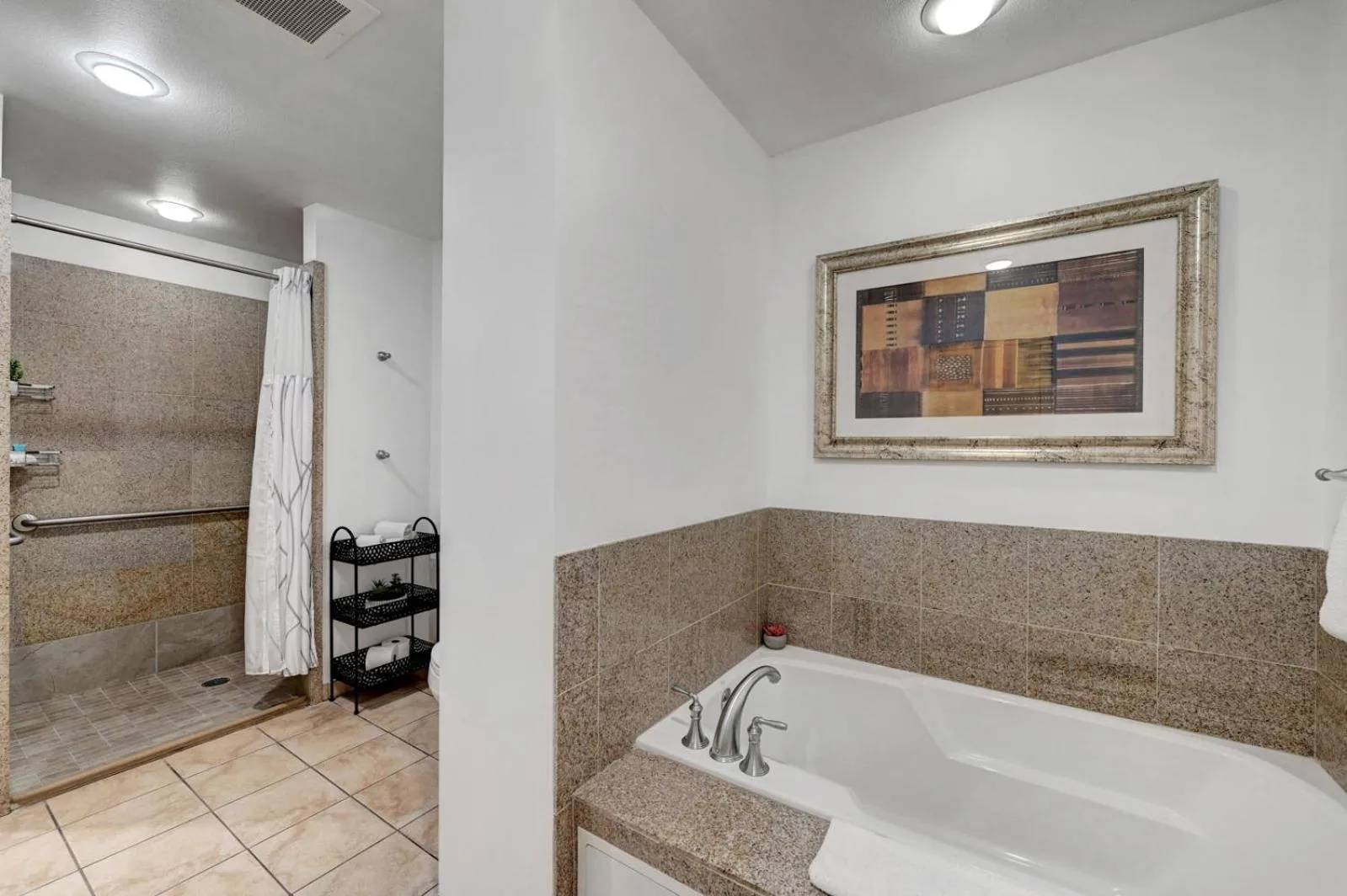 Bathroom in Royal Oasis Suite at Platinum Hotel-Strip Views