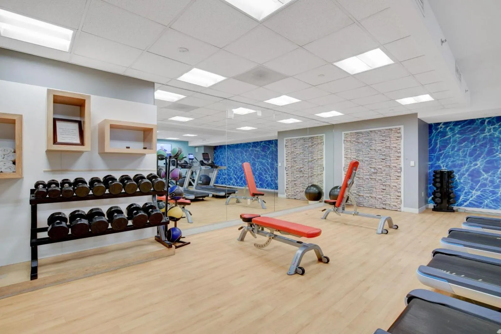 Fitness centre/facilities in Royal Oasis Suite at Platinum Hotel-Strip Views