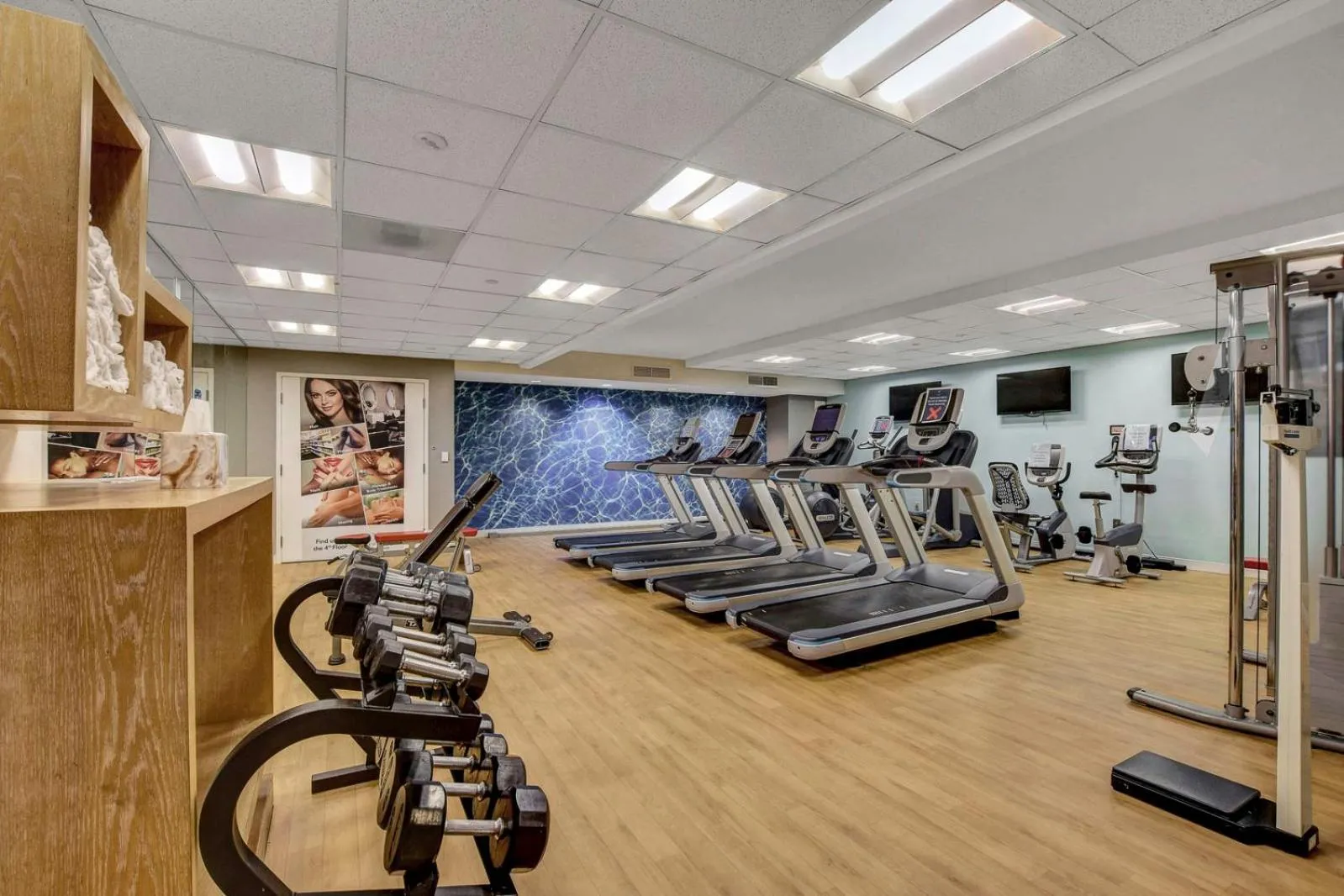 Fitness centre/facilities in Royal Oasis Suite at Platinum Hotel-Strip Views