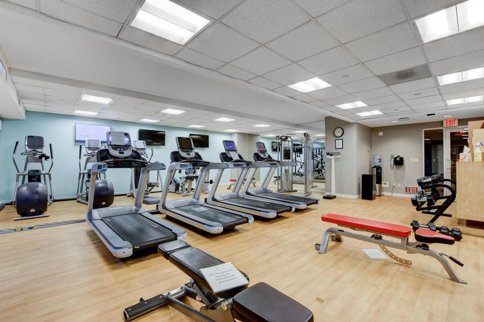 Fitness centre/facilities in Royal Oasis Suite at Platinum Hotel-Strip Views