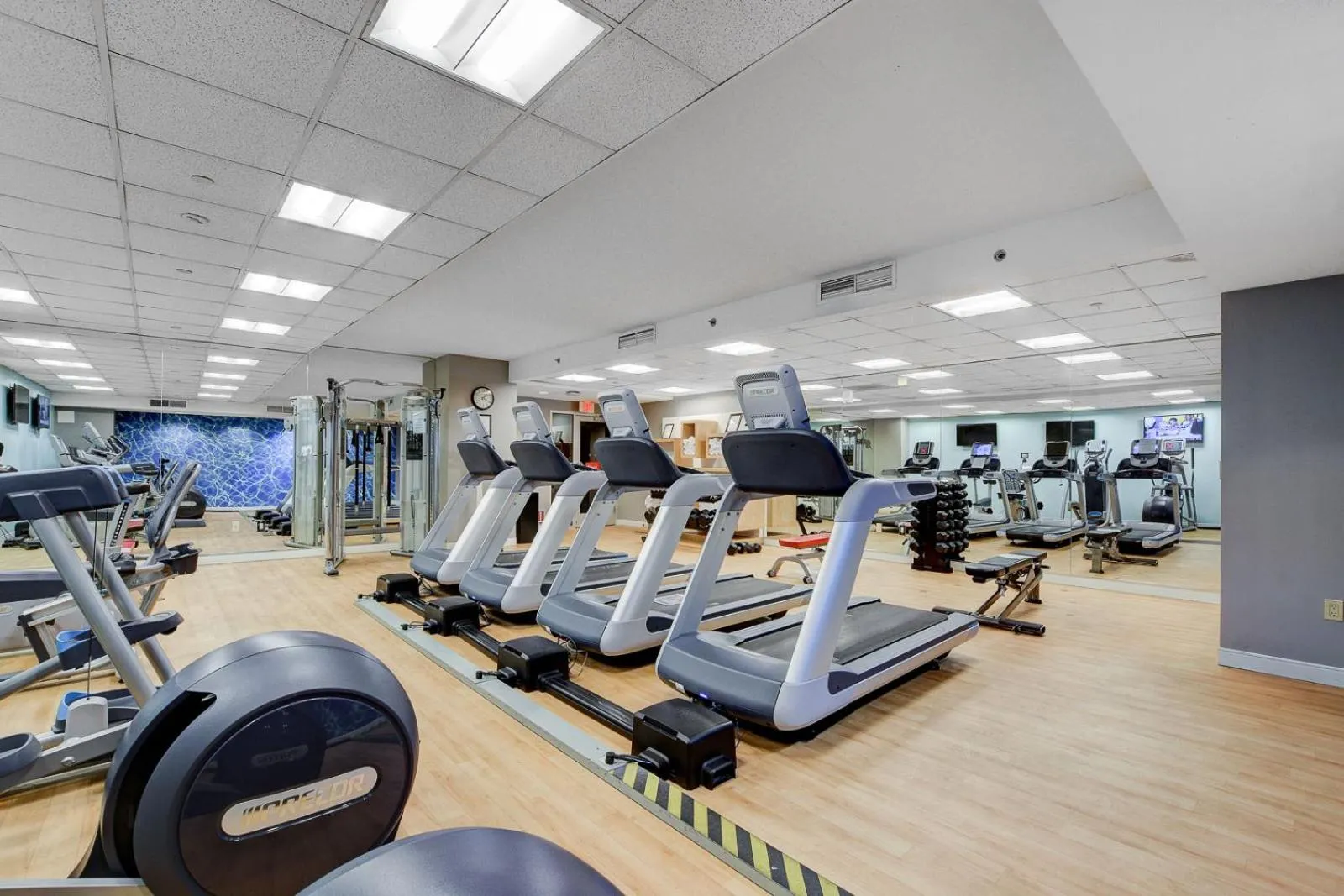 Fitness centre/facilities in Royal Oasis Suite at Platinum Hotel-Strip Views