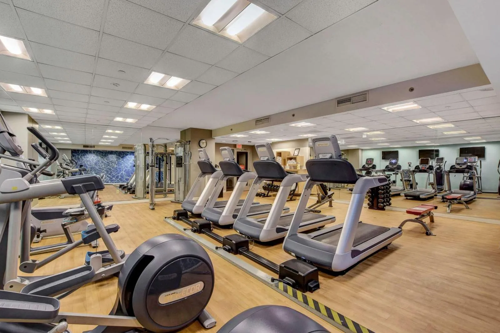 Fitness centre/facilities in Royal Oasis Suite at Platinum Hotel-Strip Views