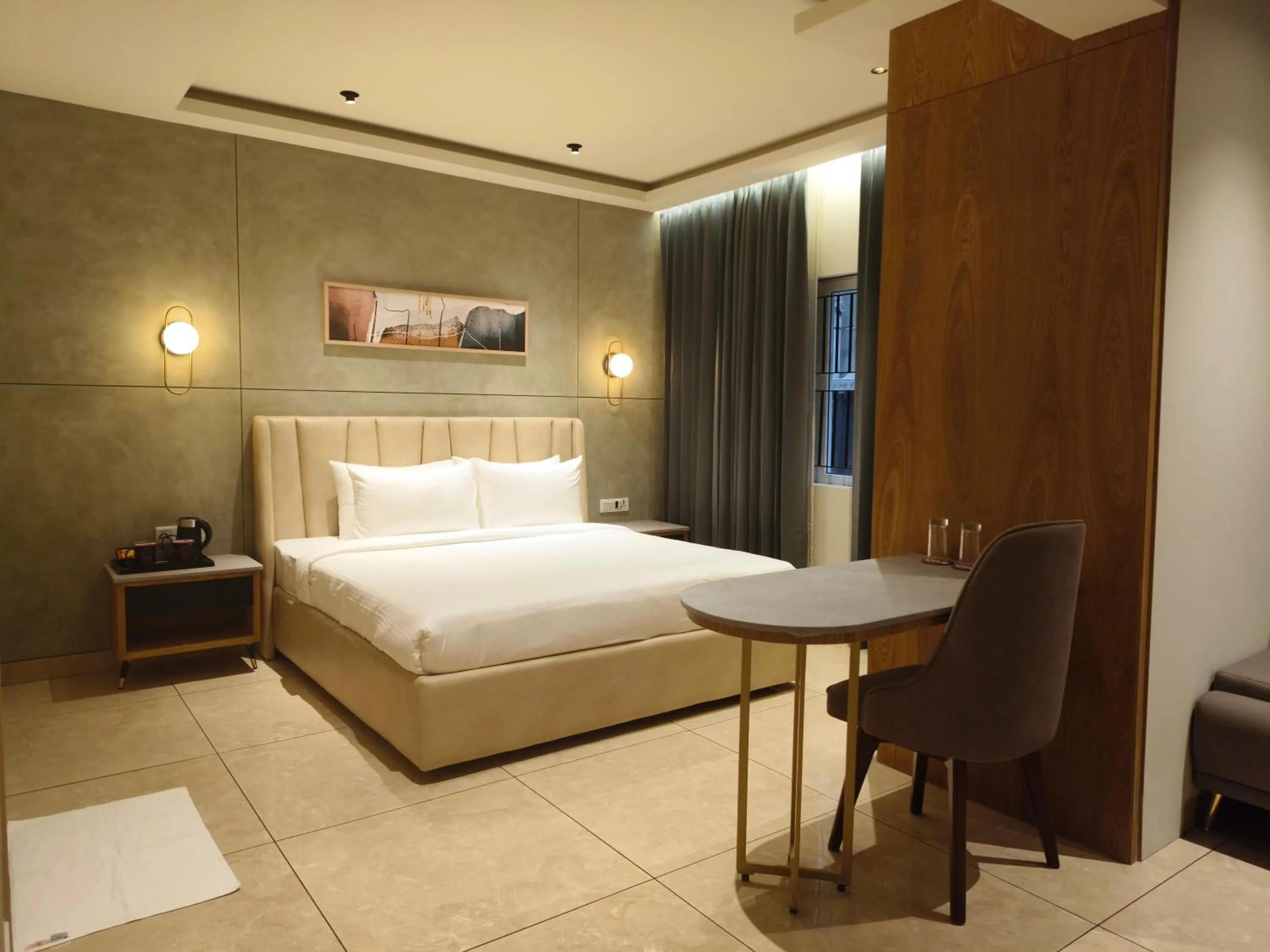 Bed in Hotel Le Opera