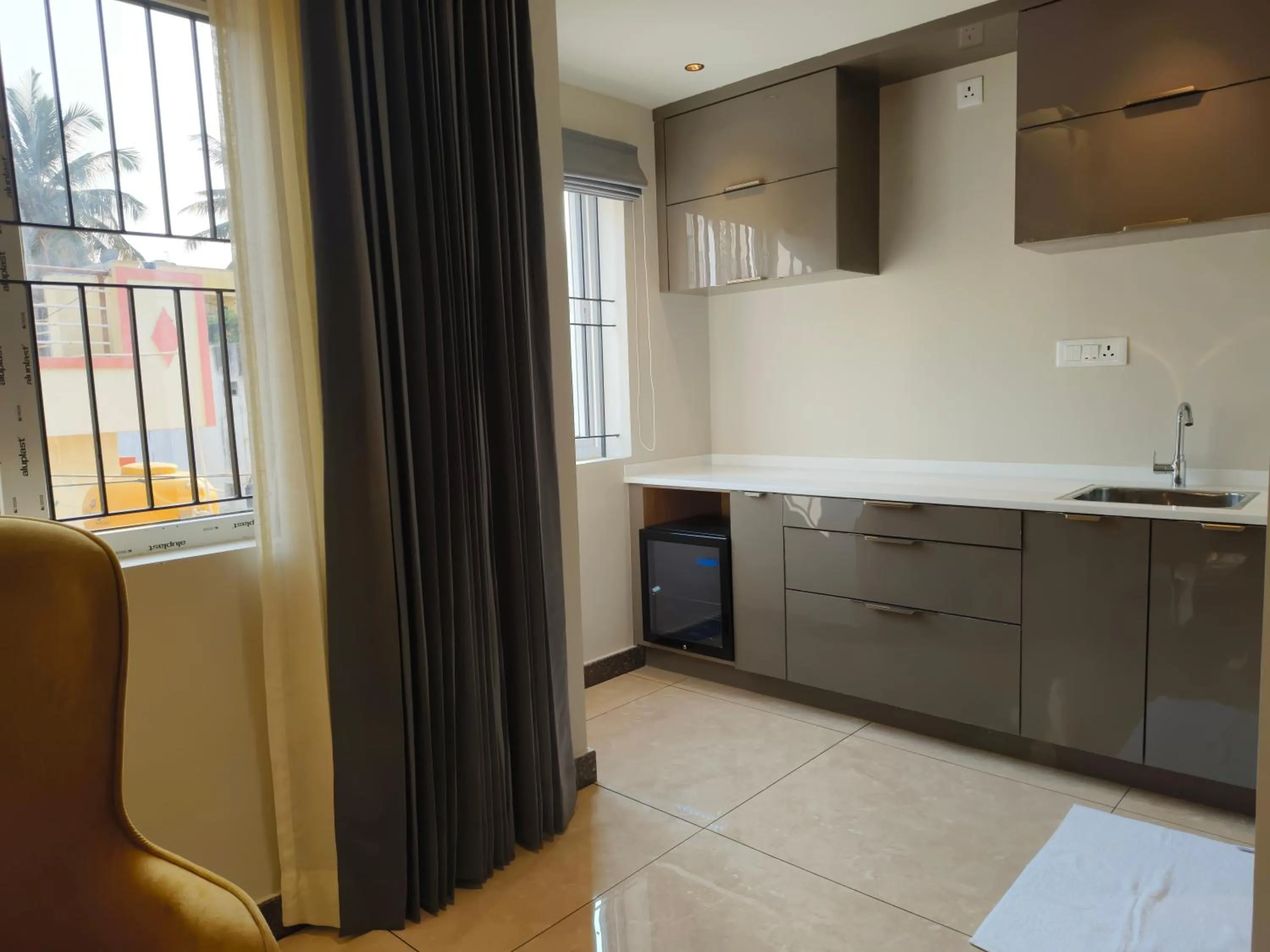 Kitchen or kitchenette in Hotel Le Opera