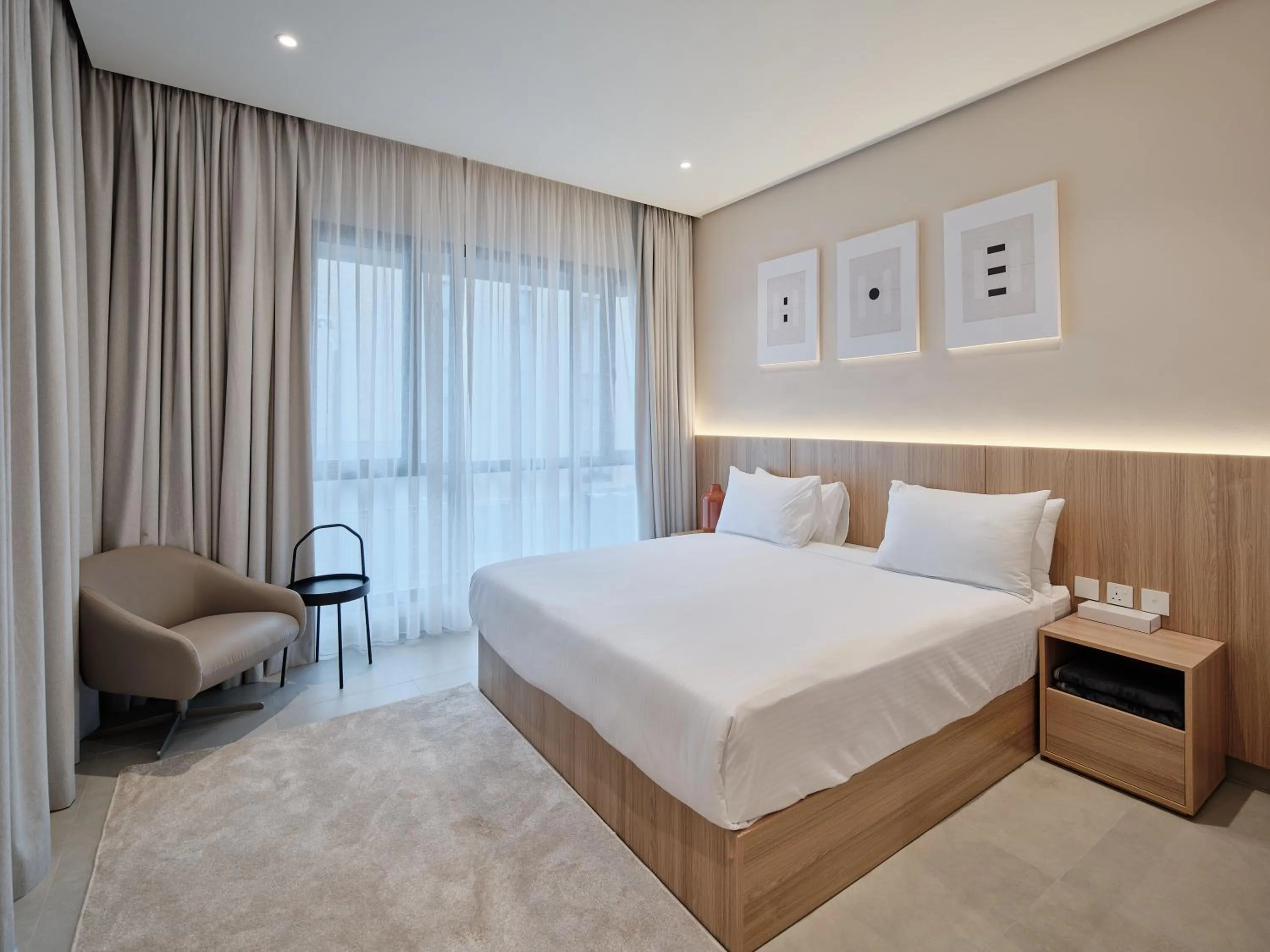 Bed in The Code Residence - ذا كود ريزيدنس