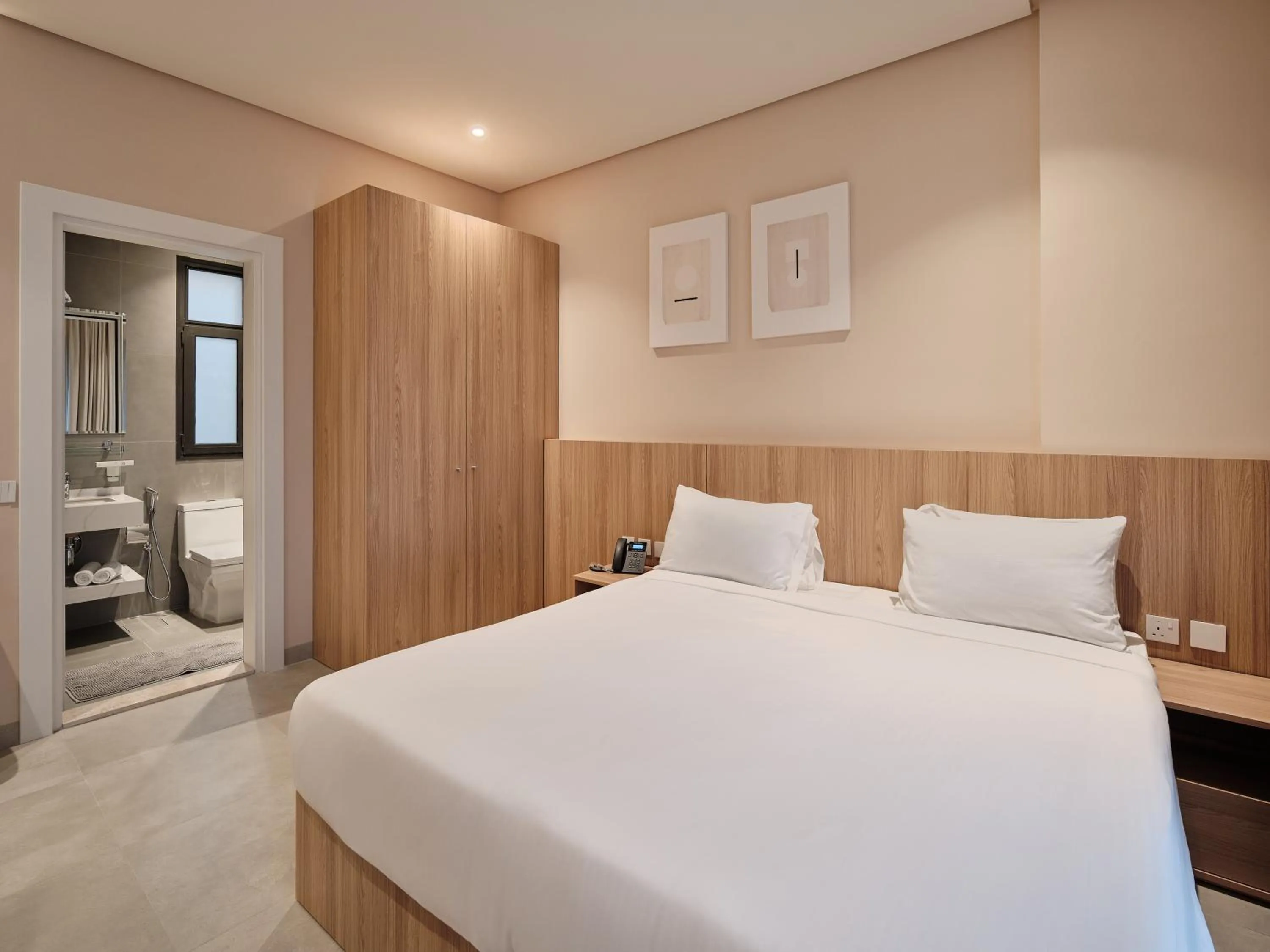 Bed in The Code Residence - ذا كود ريزيدنس