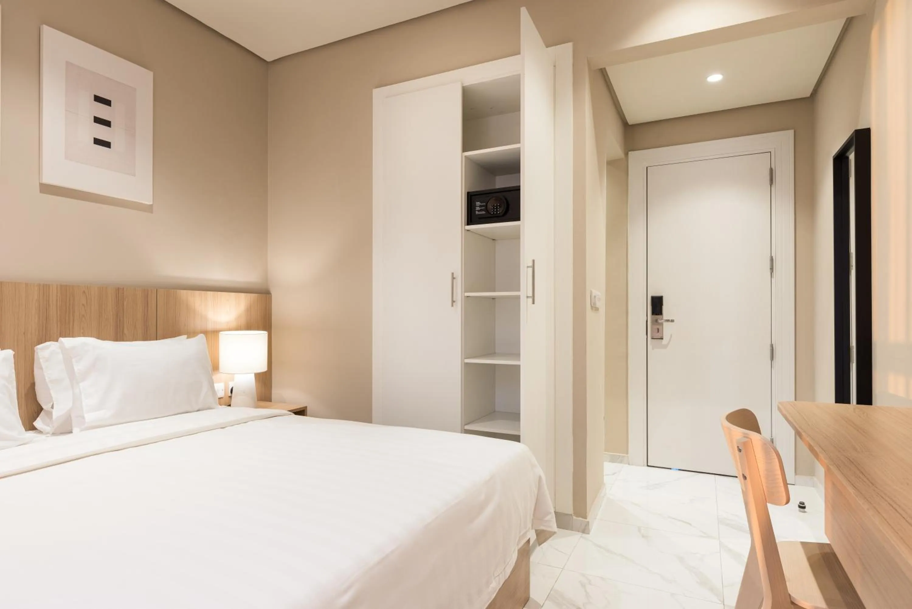 Bed in The Code Residence - ذا كود ريزيدنس