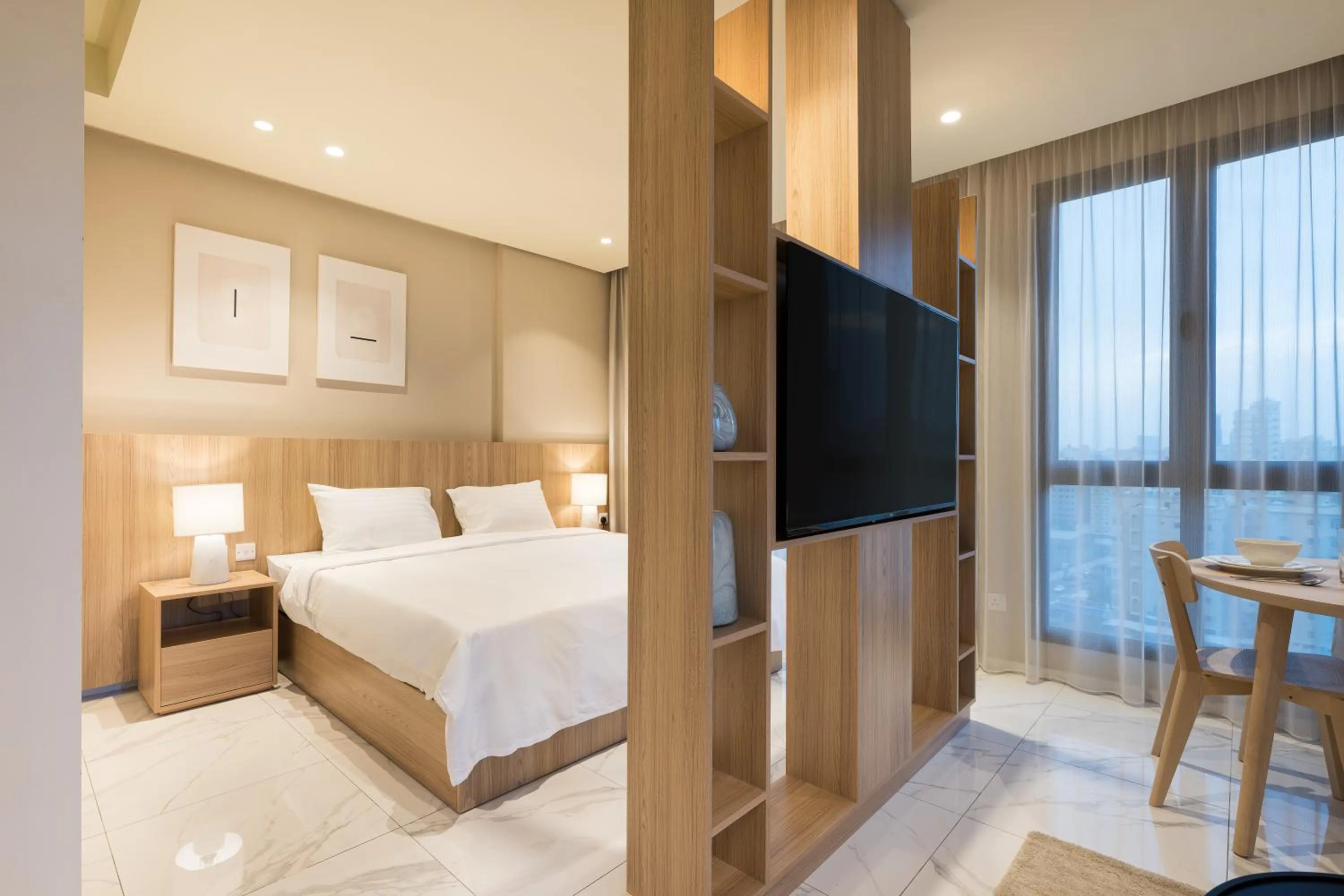 Bed in The Code Residence - ذا كود ريزيدنس