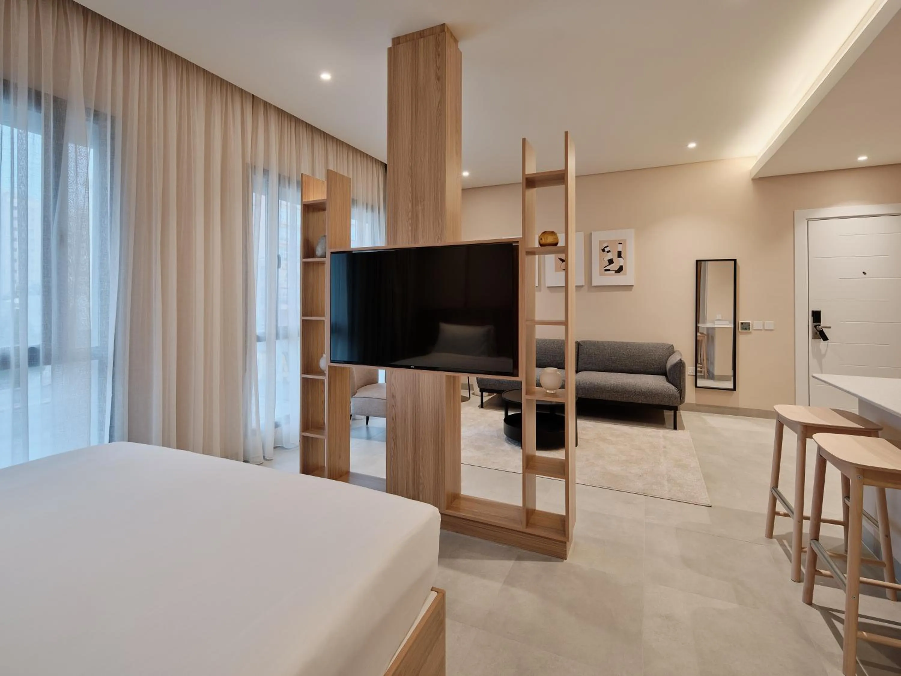 Bed in The Code Residence - ذا كود ريزيدنس