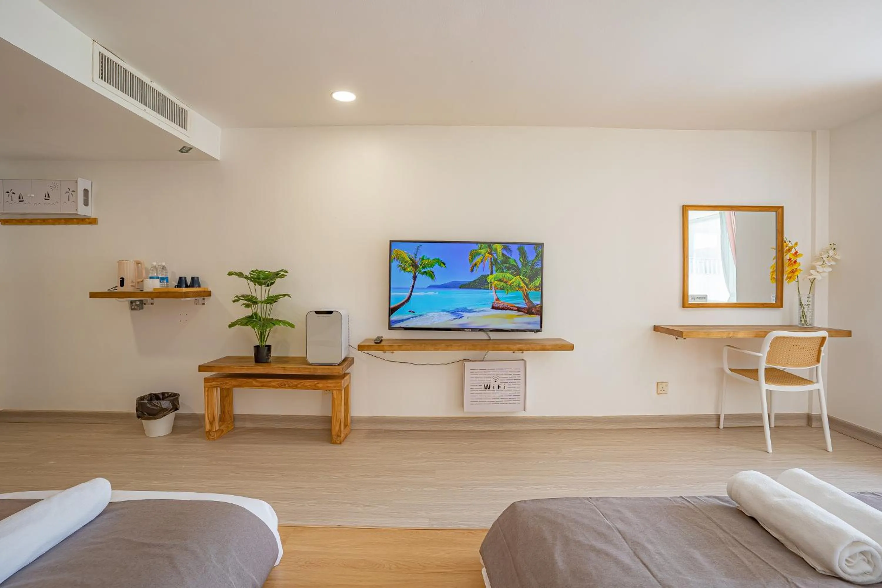 Bed in BIDONG VIEW RESORT