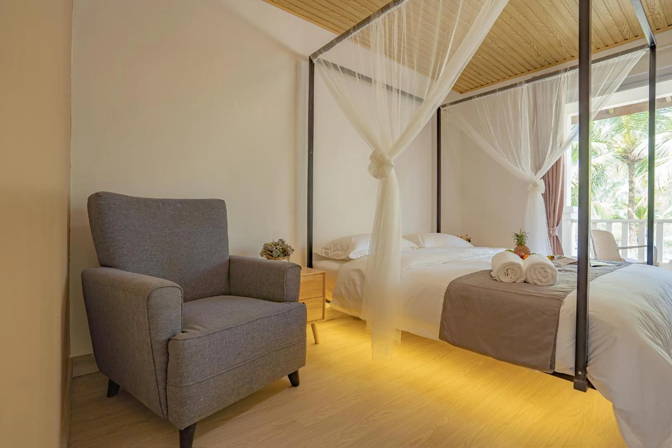 Bed in BIDONG VIEW RESORT