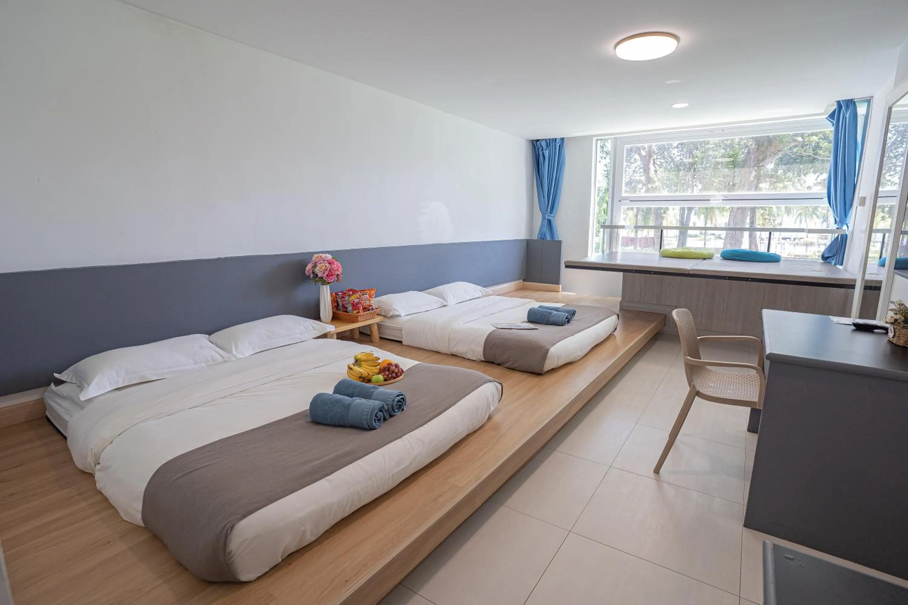 Bed in BIDONG VIEW RESORT