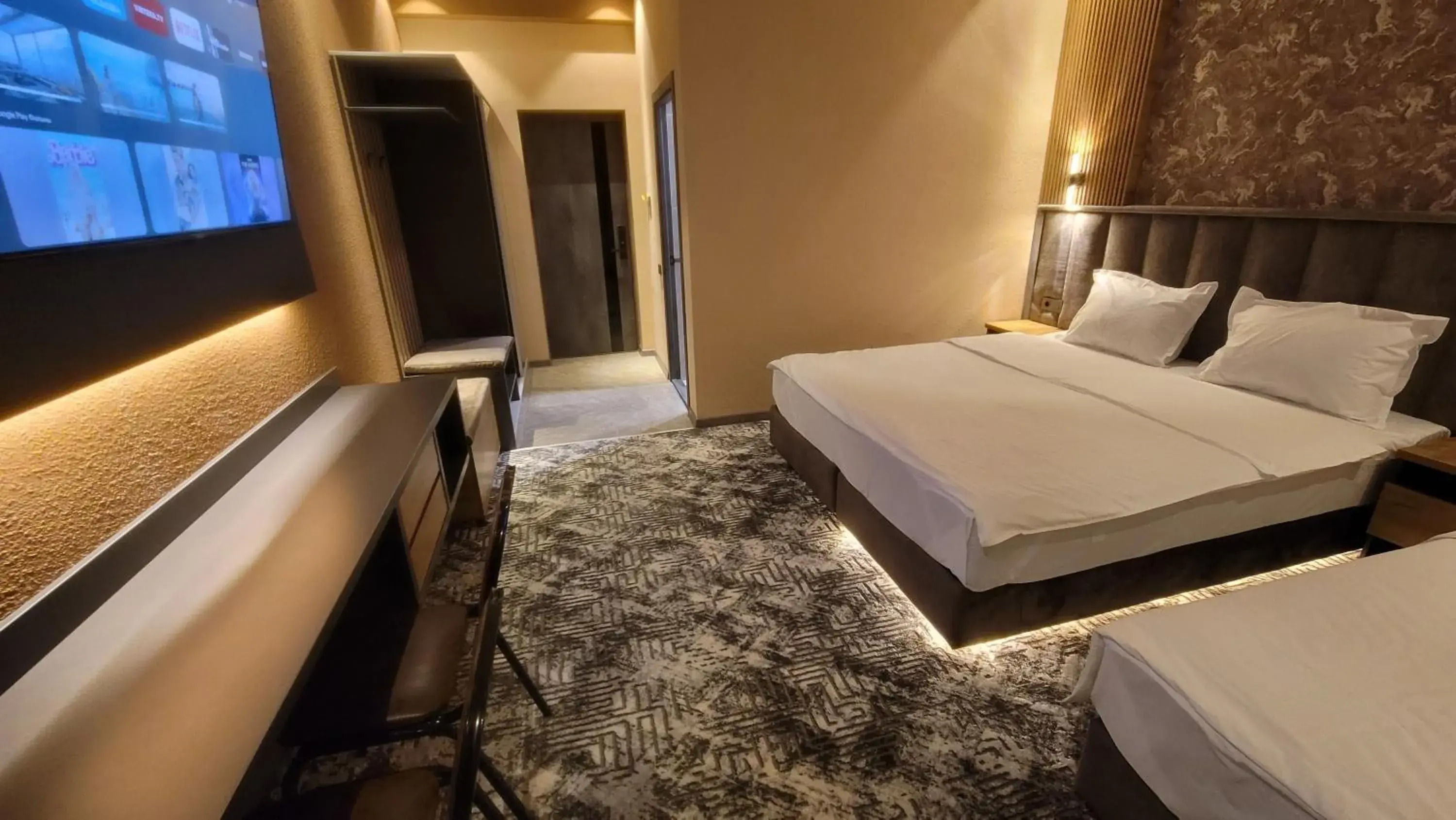 Bed in Homy House Hotel Bed in Homy House Hotel