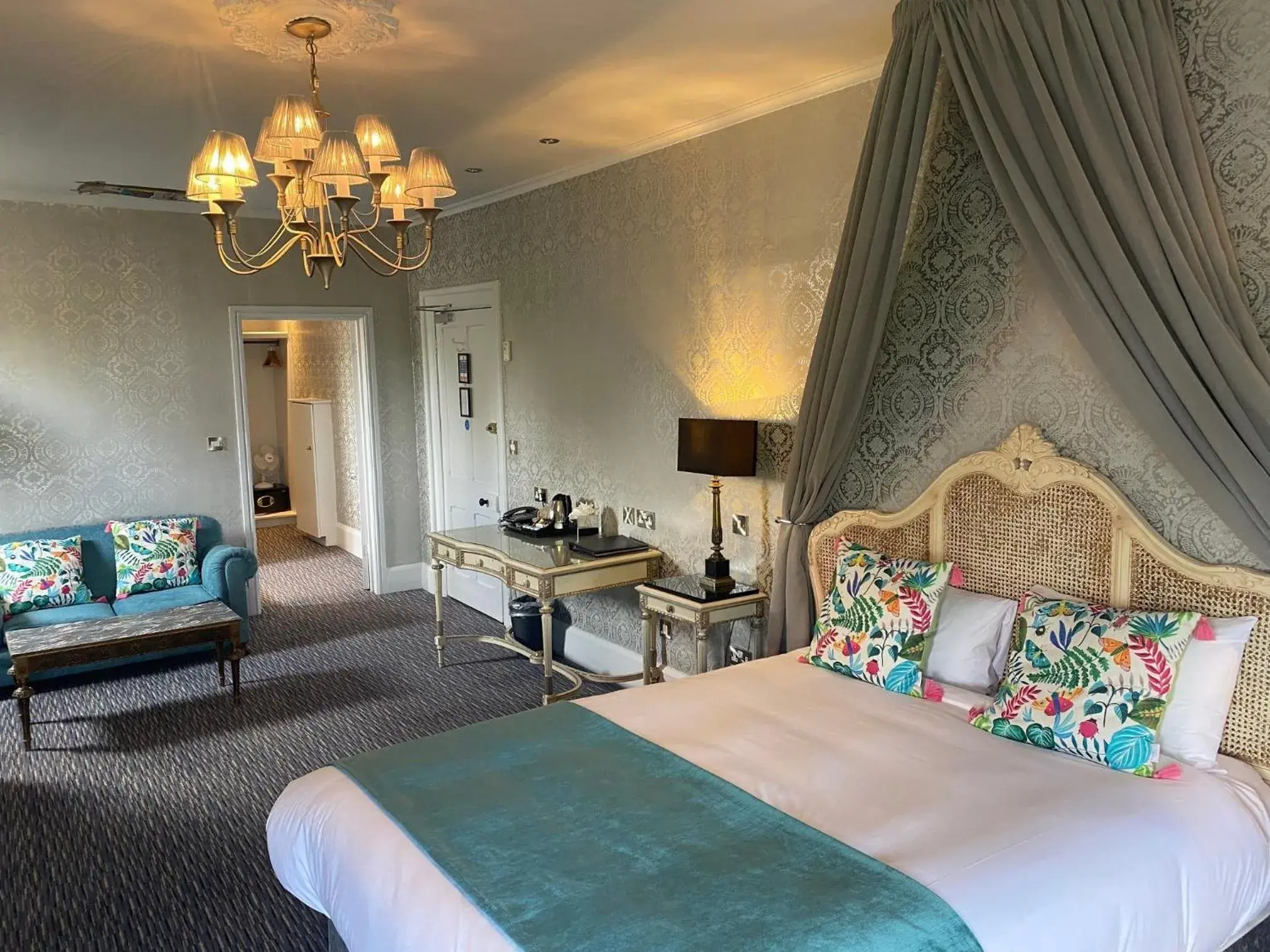 Bedroom, Bed in Ruthin Castle Hotel and Spa Bedroom, Bed in Ruthin Castle Hotel and Spa