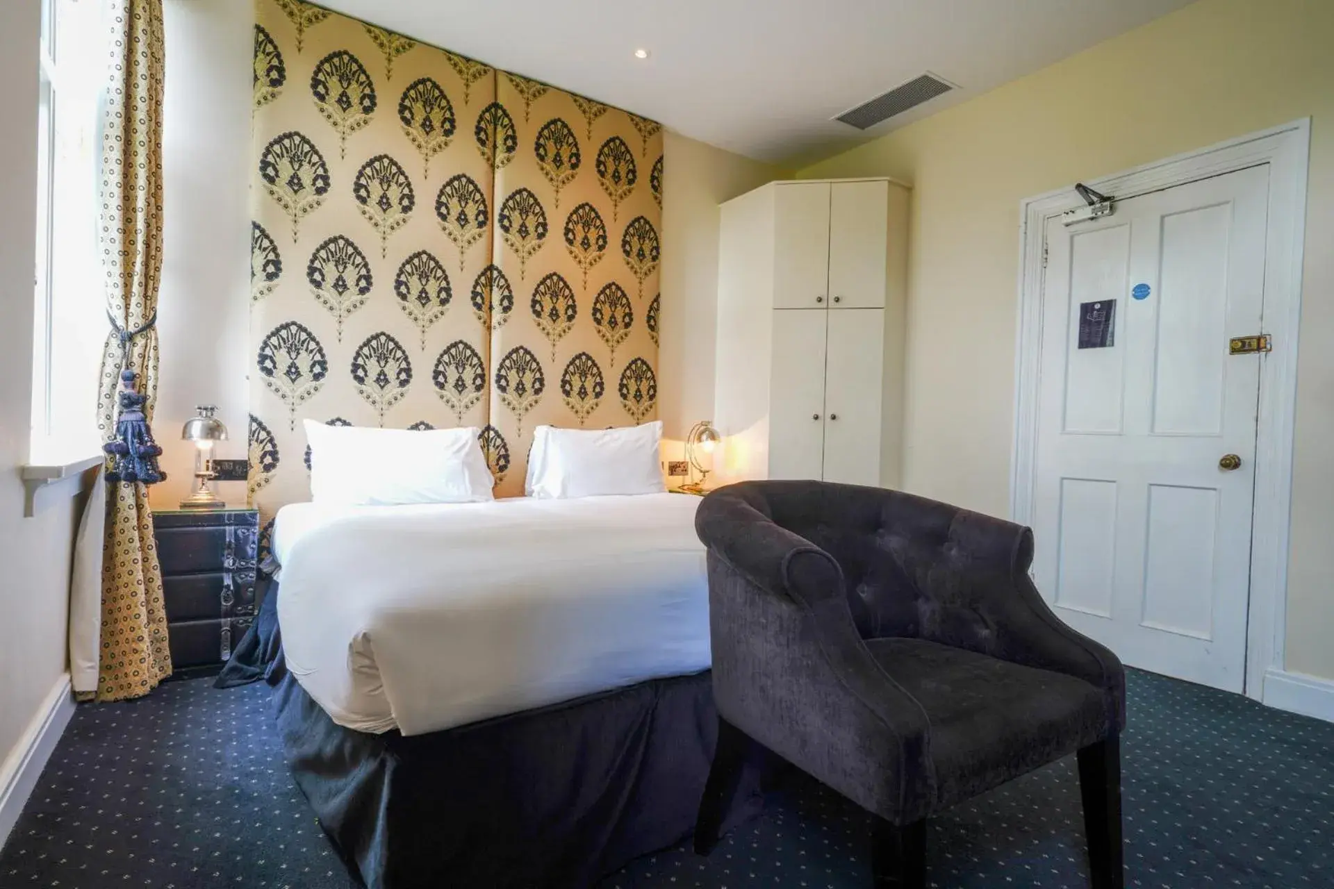 Bedroom, Bed in Ruthin Castle Hotel and Spa Bedroom, Bed in Ruthin Castle Hotel and Spa