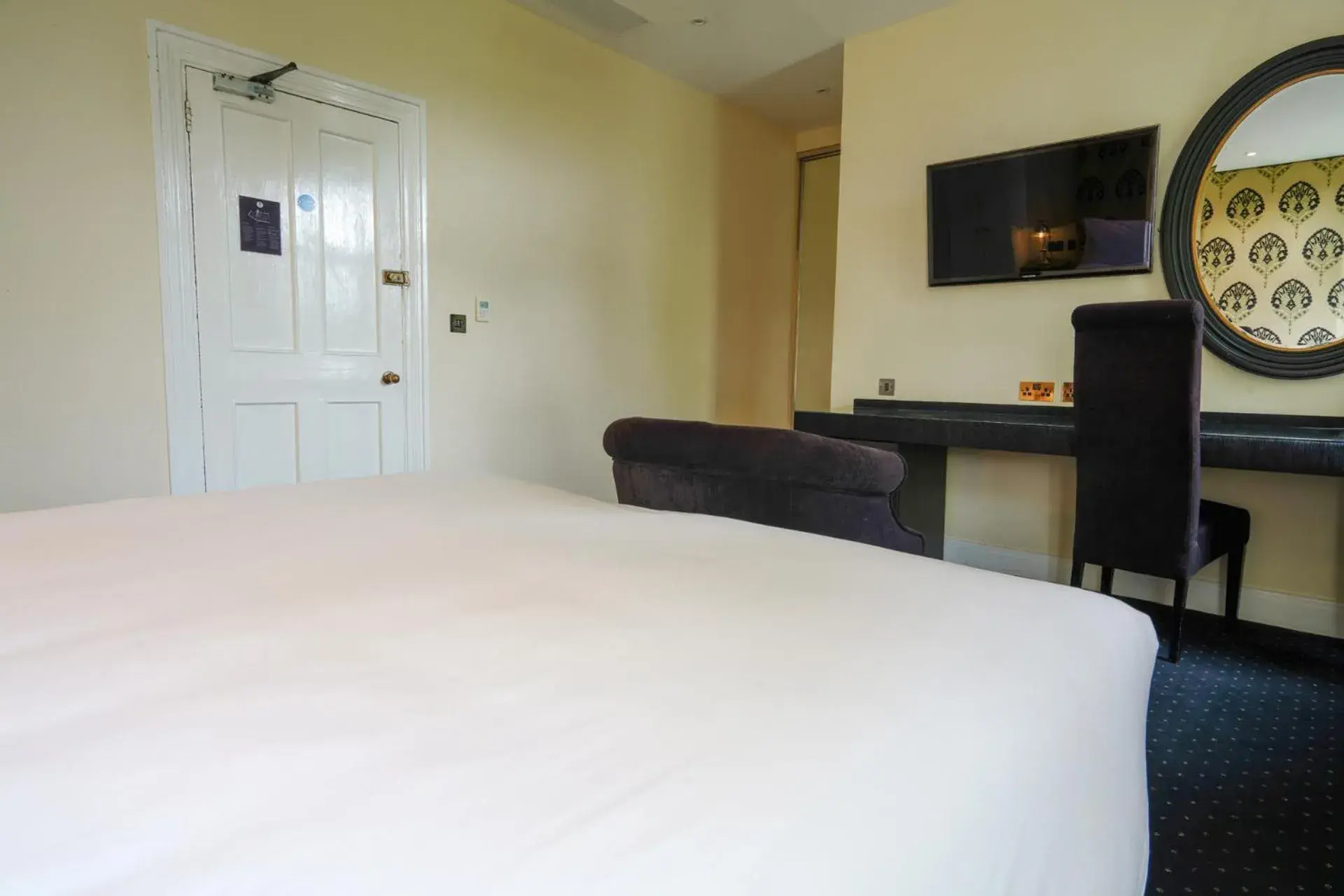 Bedroom, Bed in Ruthin Castle Hotel and Spa Bedroom, Bed in Ruthin Castle Hotel and Spa