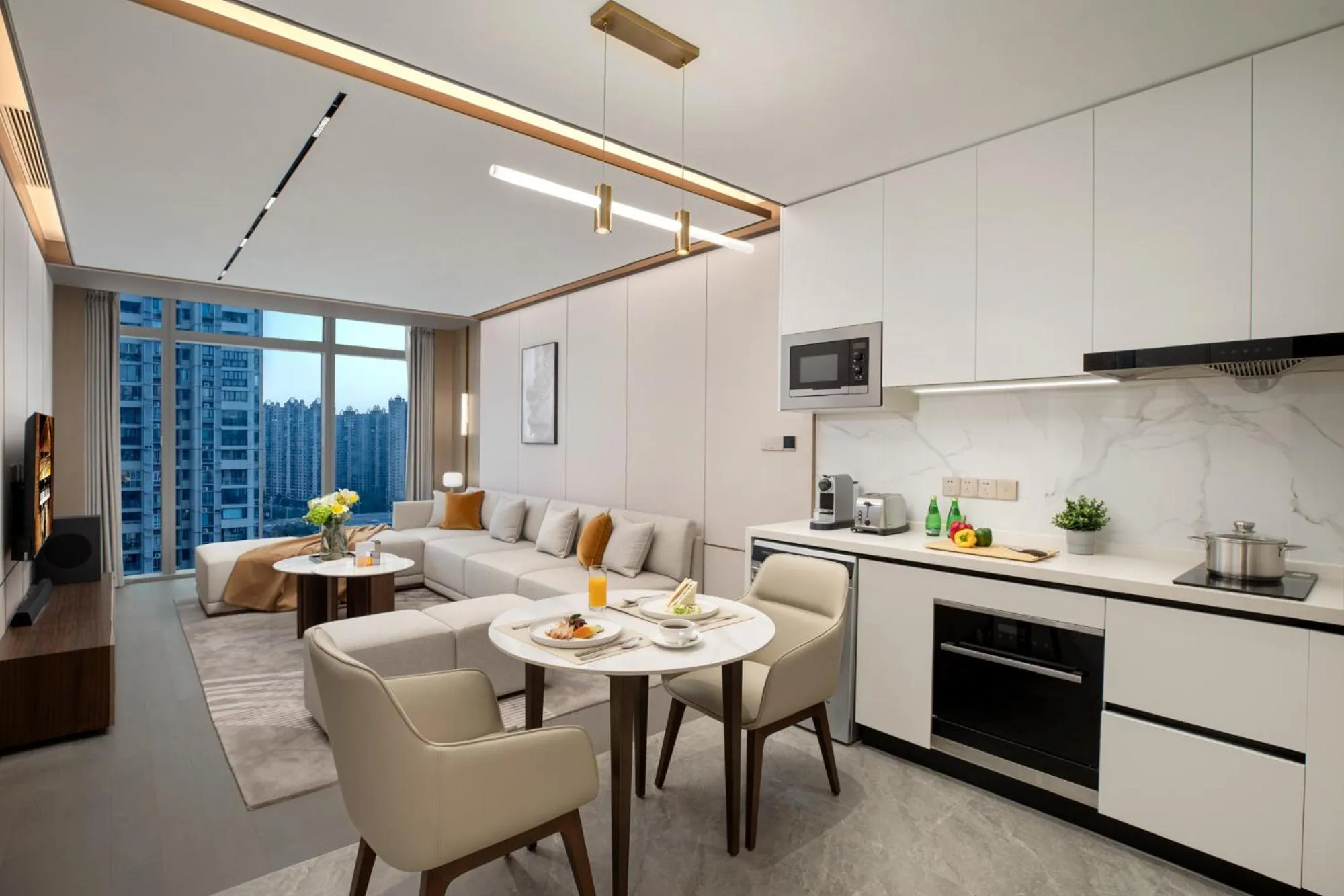 Kitchen or kitchenette in Ascott Pazhou Guangzhou