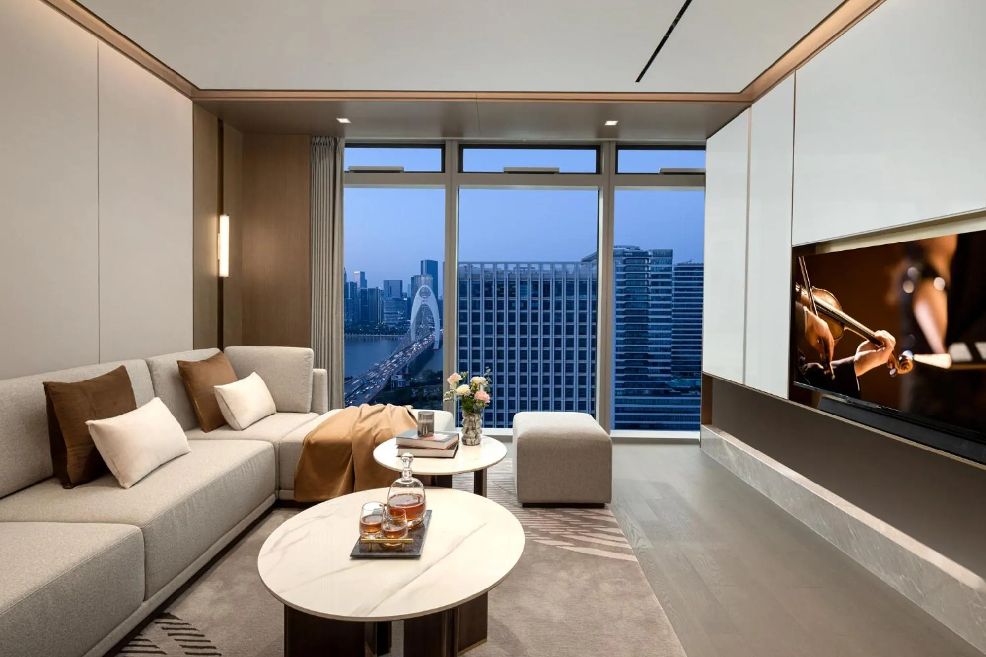 Living room in Ascott Pazhou Guangzhou