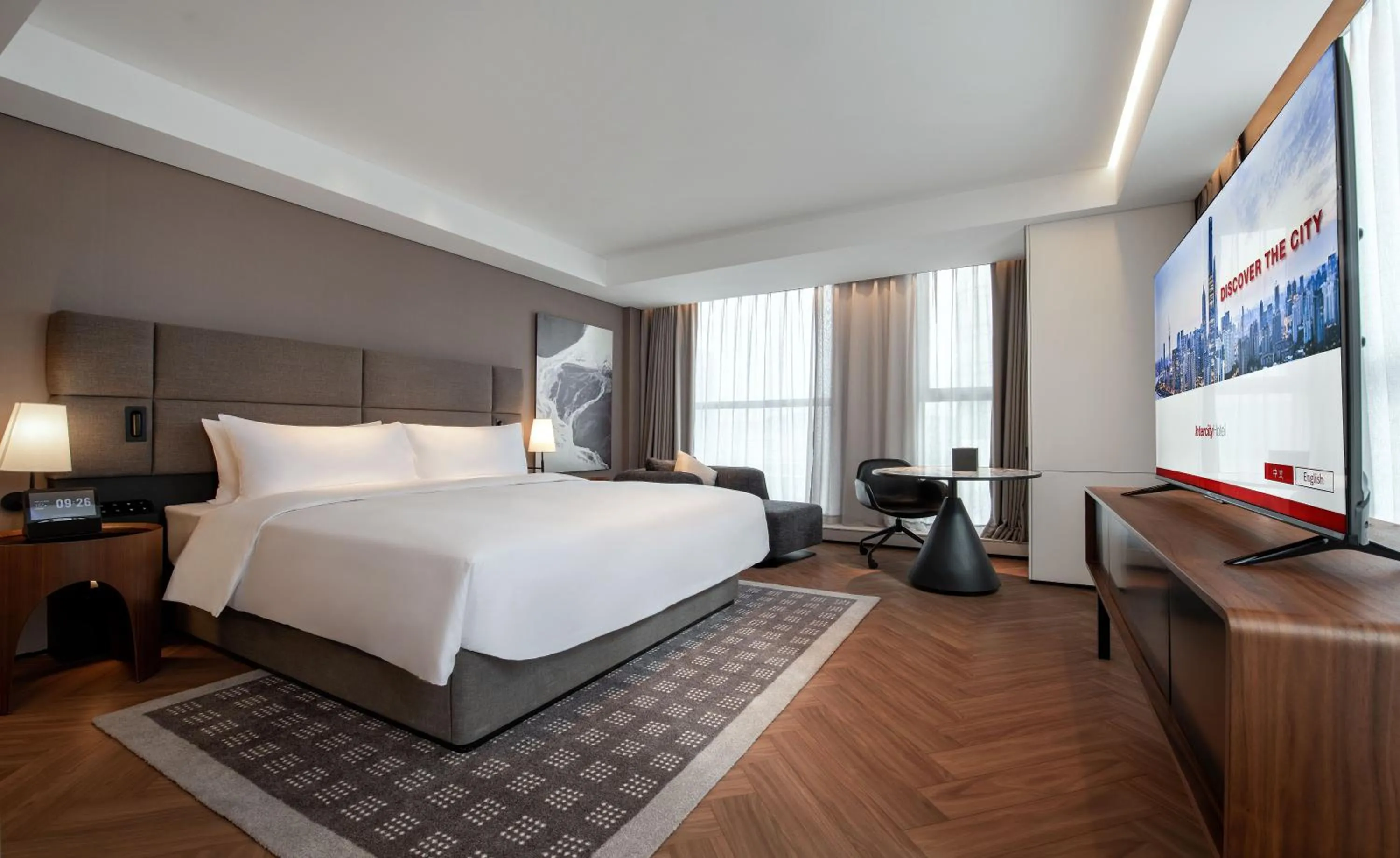 Photo of the whole room in Intercity Wuhan CADE Optics Valley