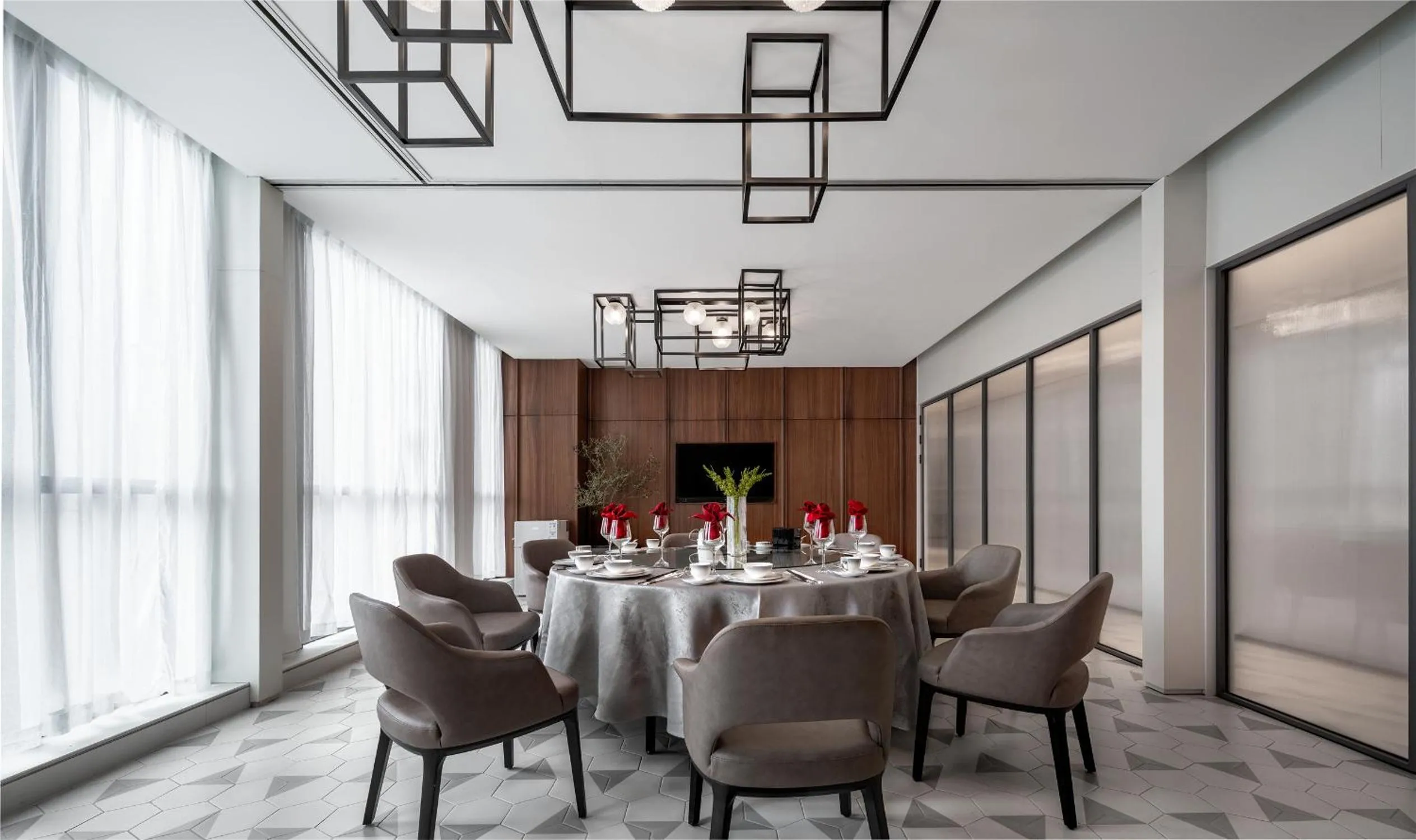 Dining area in Intercity Wuhan CADE Optics Valley