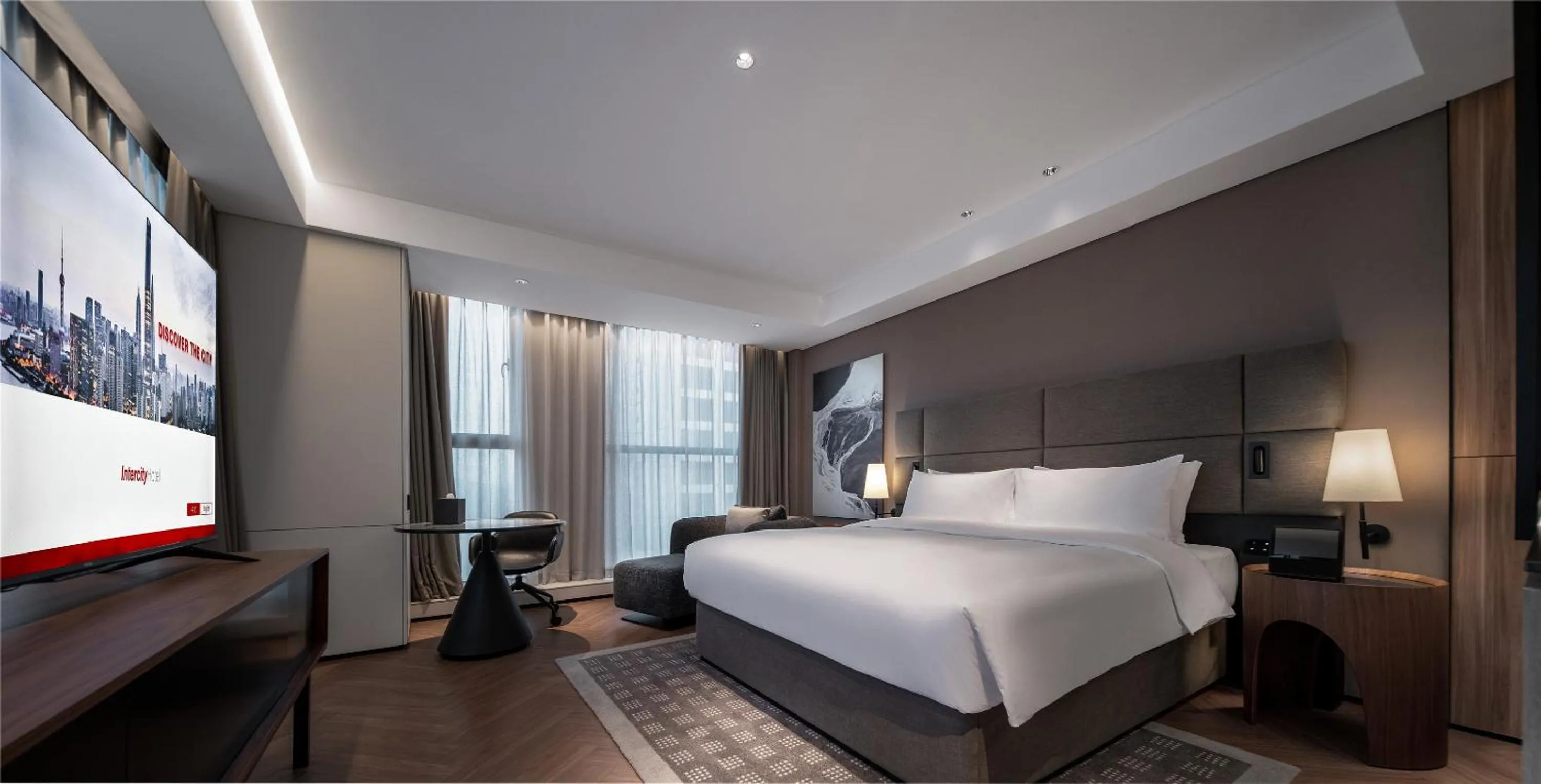 Photo of the whole room in Intercity Wuhan CADE Optics Valley