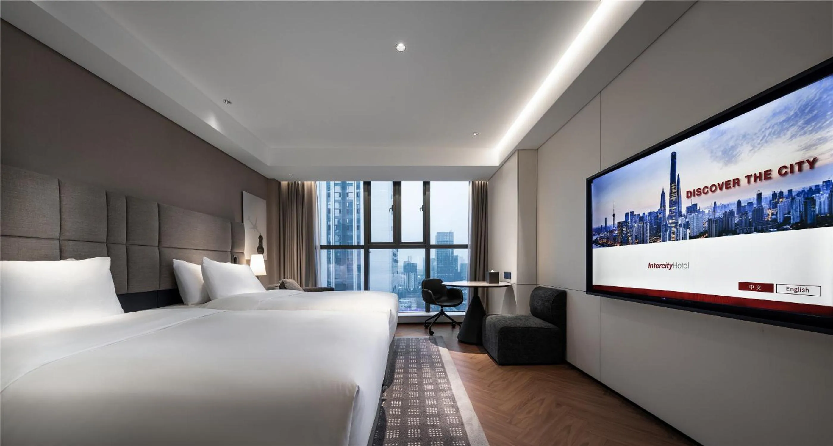 Photo of the whole room in Intercity Wuhan CADE Optics Valley