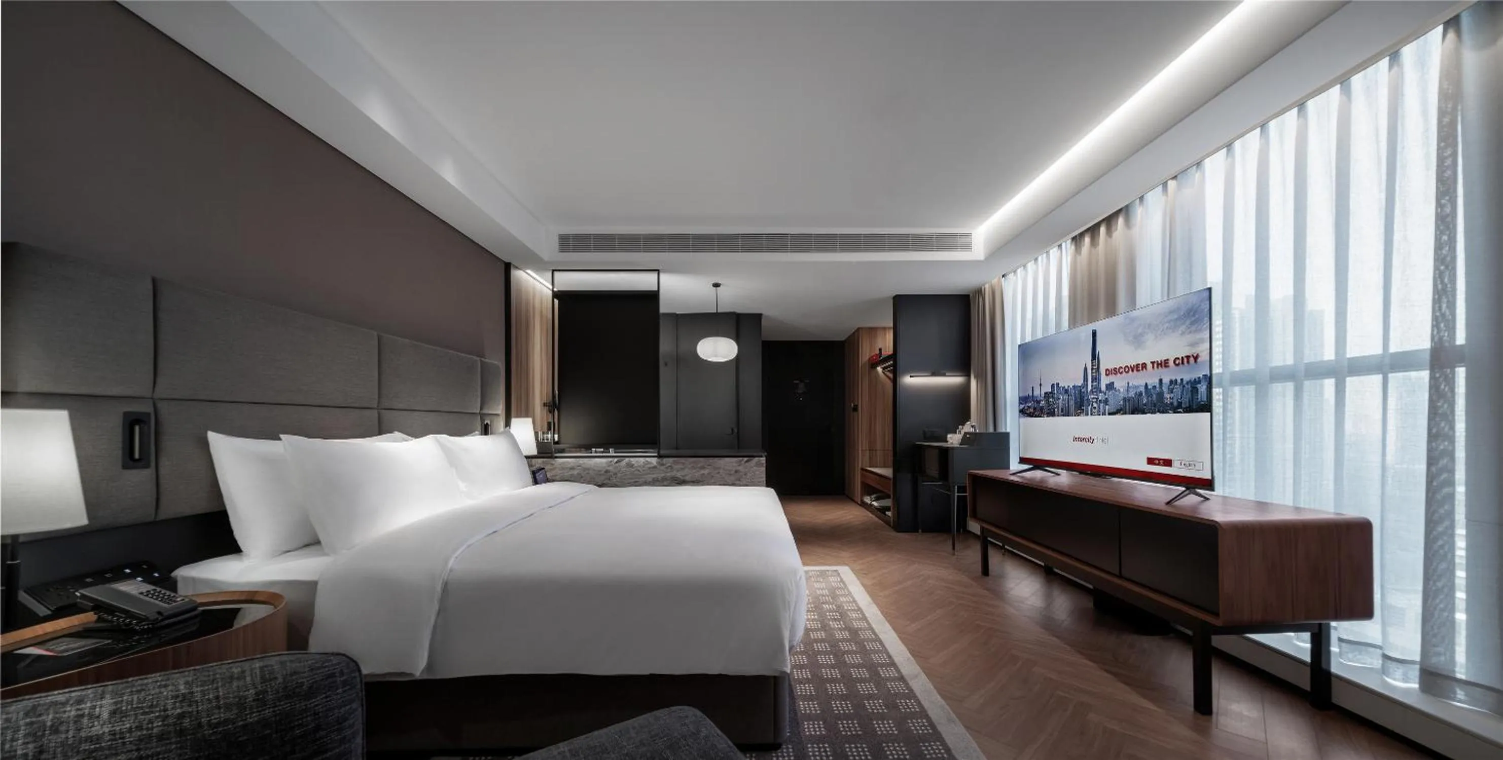 Photo of the whole room in Intercity Wuhan CADE Optics Valley