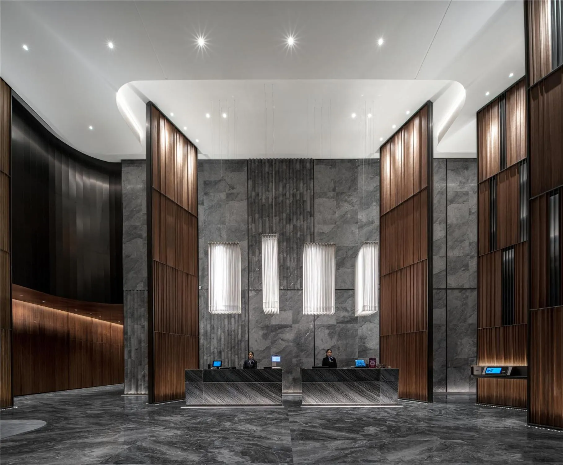 Lobby or reception in Intercity Wuhan CADE Optics Valley