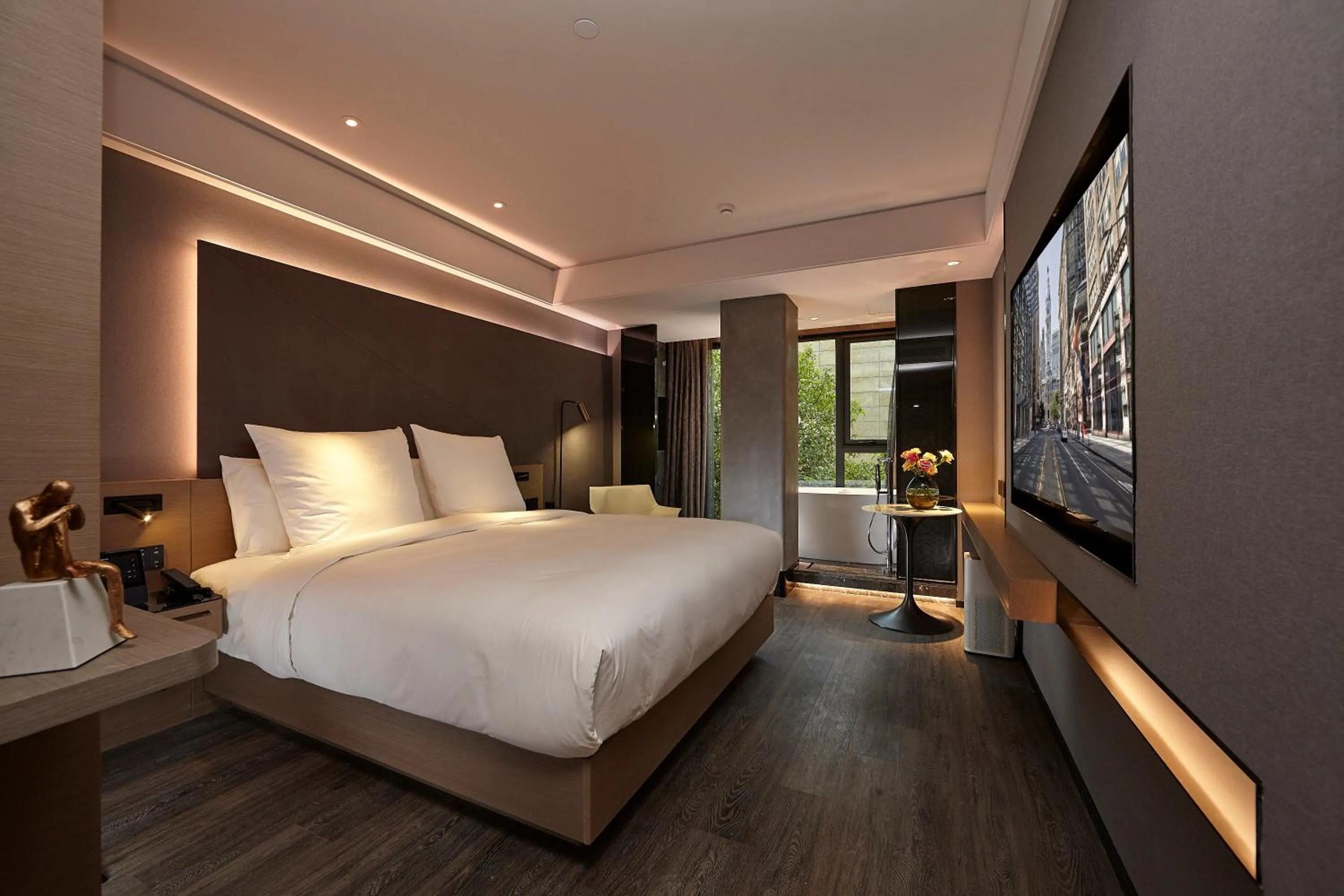 Bathroom in Intercity Yangzhou Slender West Lake