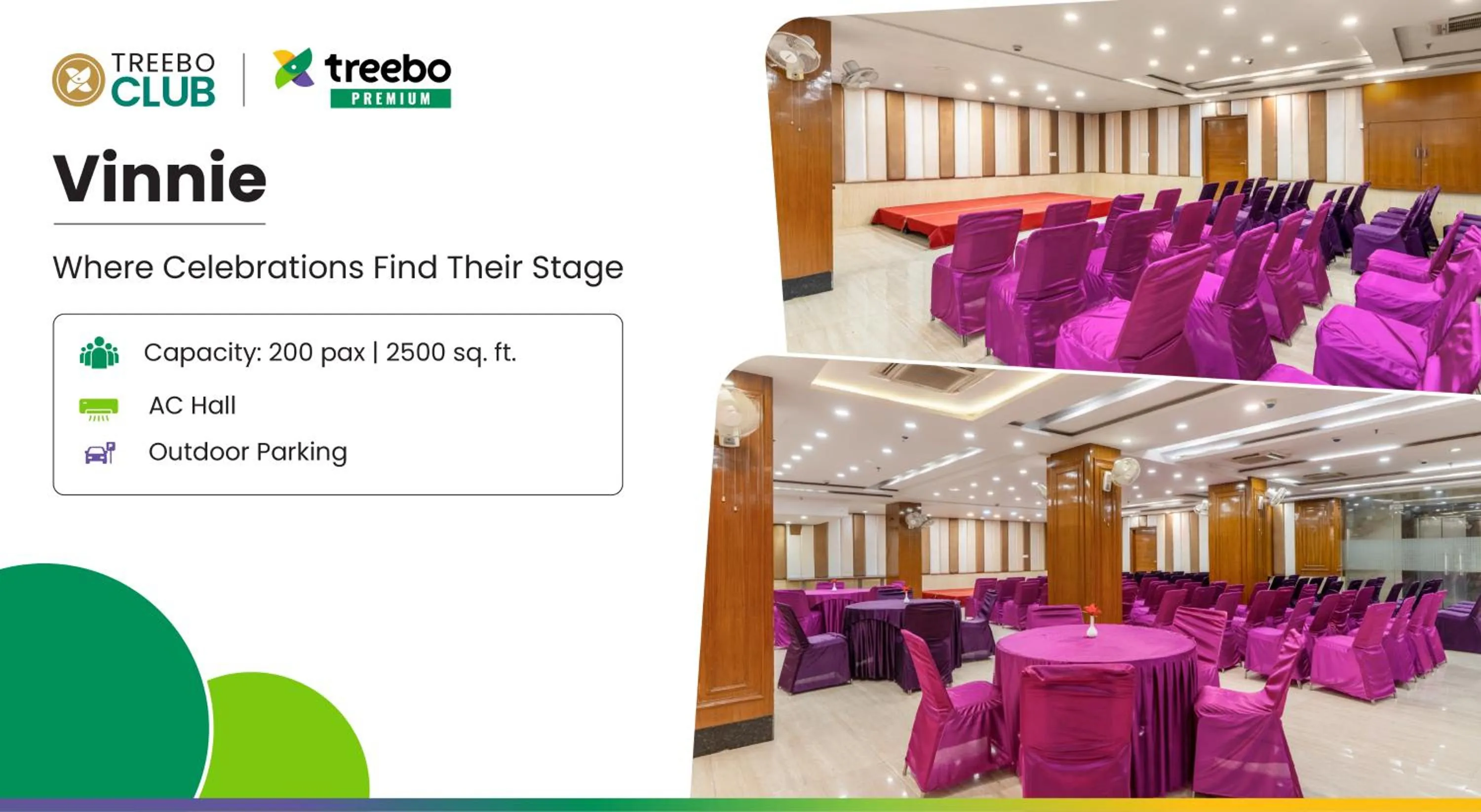 Banquet/Function facilities in Treebo Premium Vinnie - Near Airport