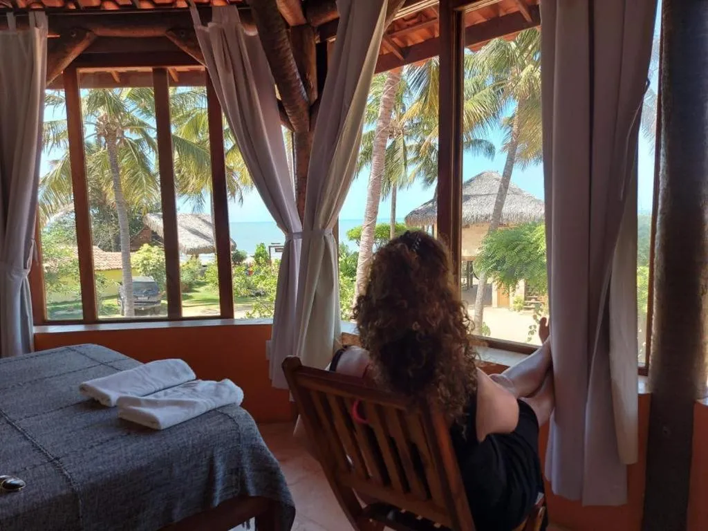 Double Room with Sea View in Pousada Lacula