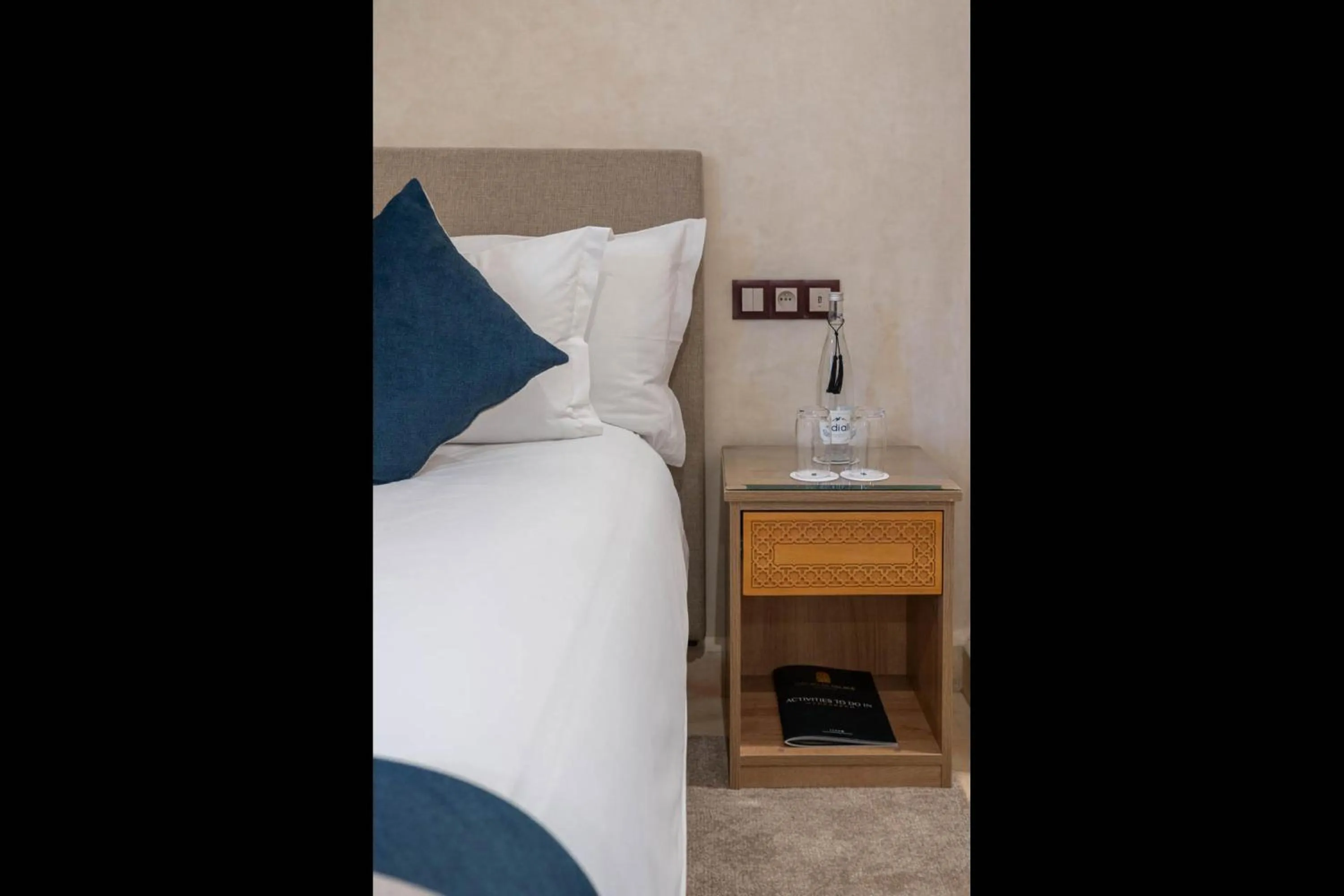 Bed in Riad Atlas Palace & SPA