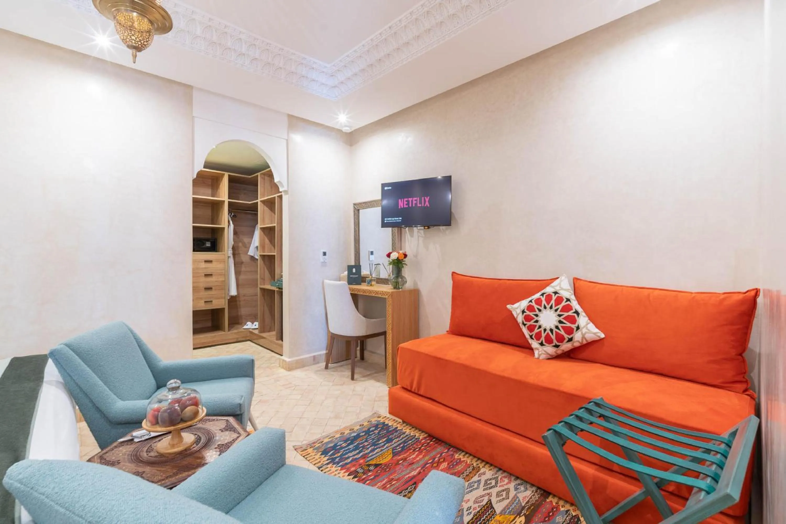 Seating area in Riad Atlas Palace & SPA