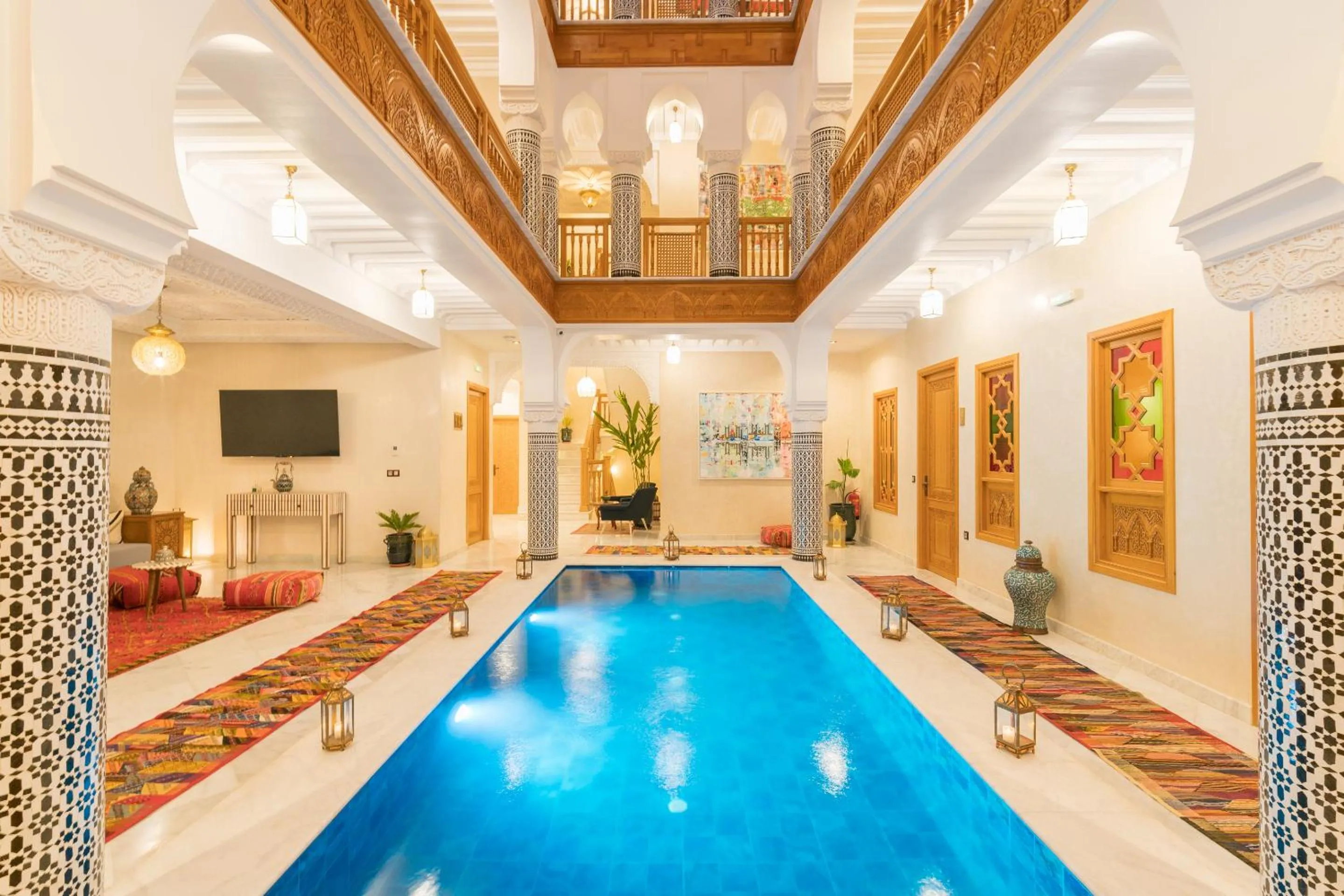 Patio in Riad Atlas Palace & SPA