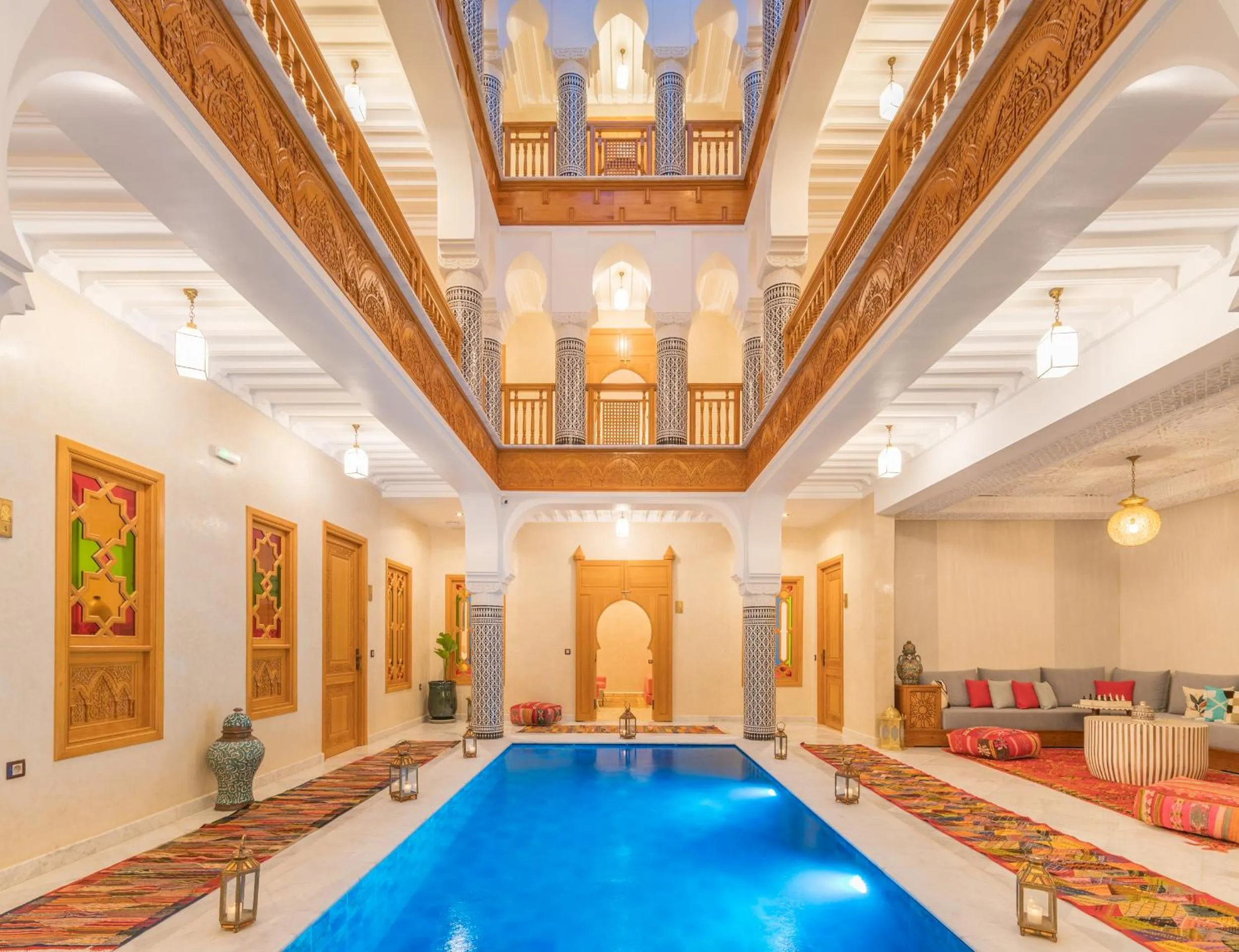 Swimming pool in Riad Atlas Palace & SPA