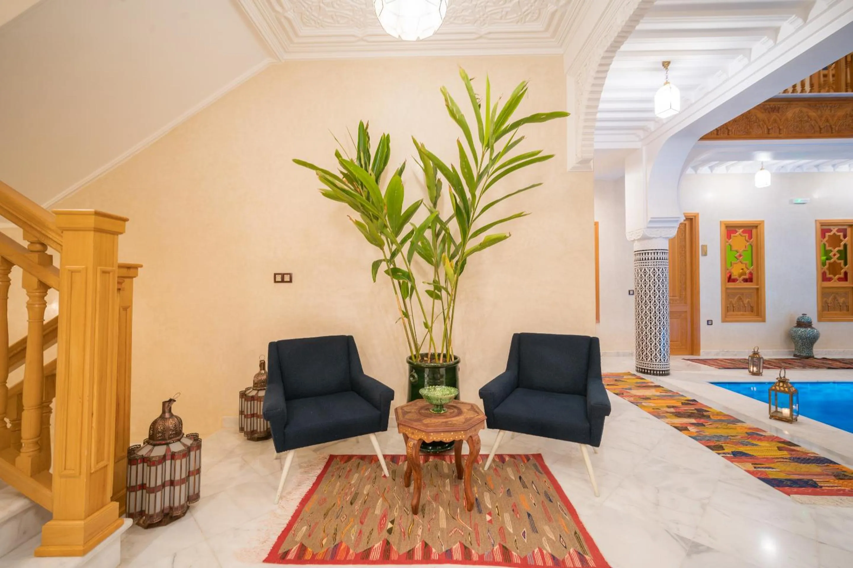 Seating area in Riad Atlas Palace & SPA