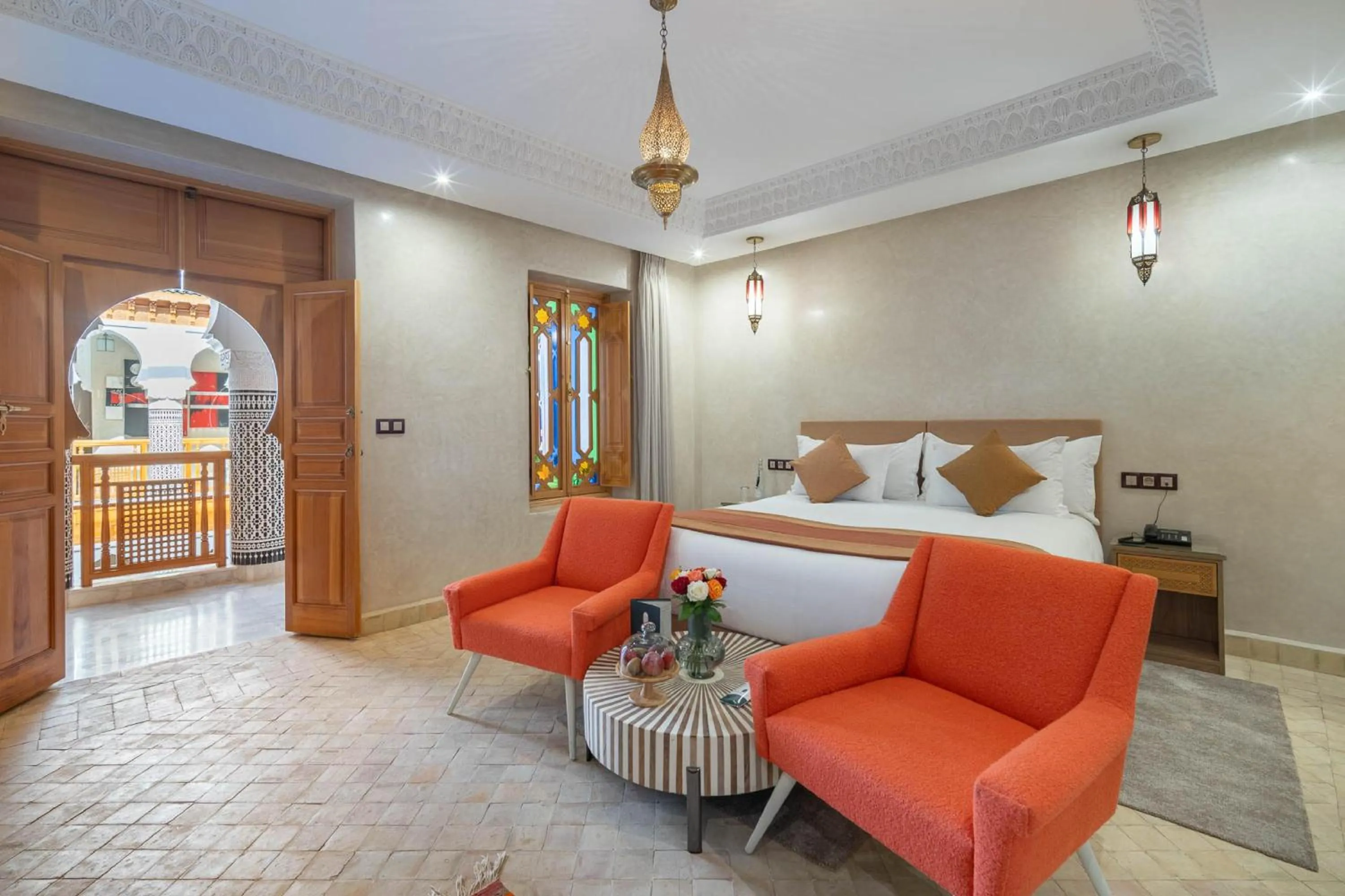 Photo of the whole room, Bed in Riad Atlas Palace & SPA