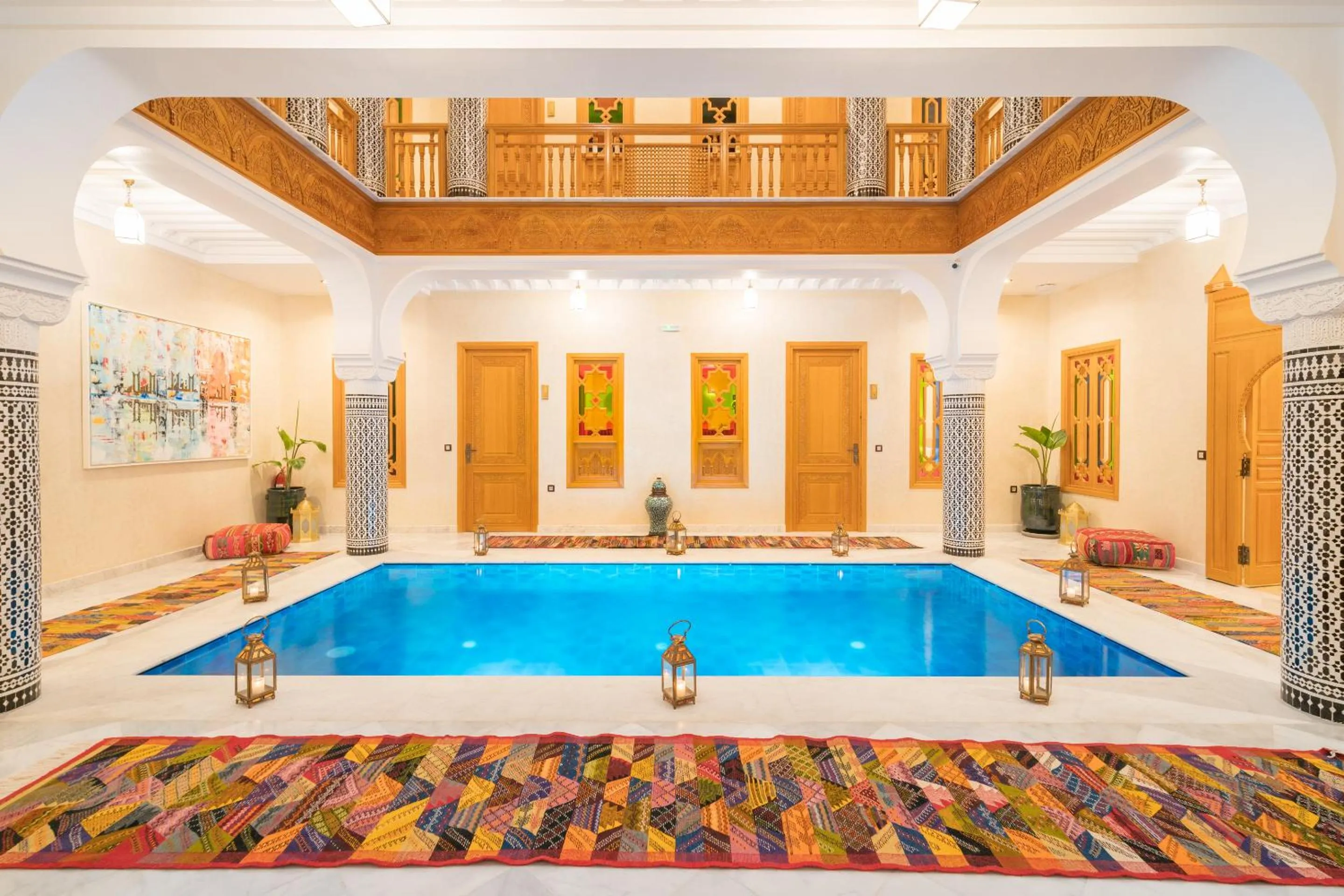 Swimming pool in Riad Atlas Palace & SPA