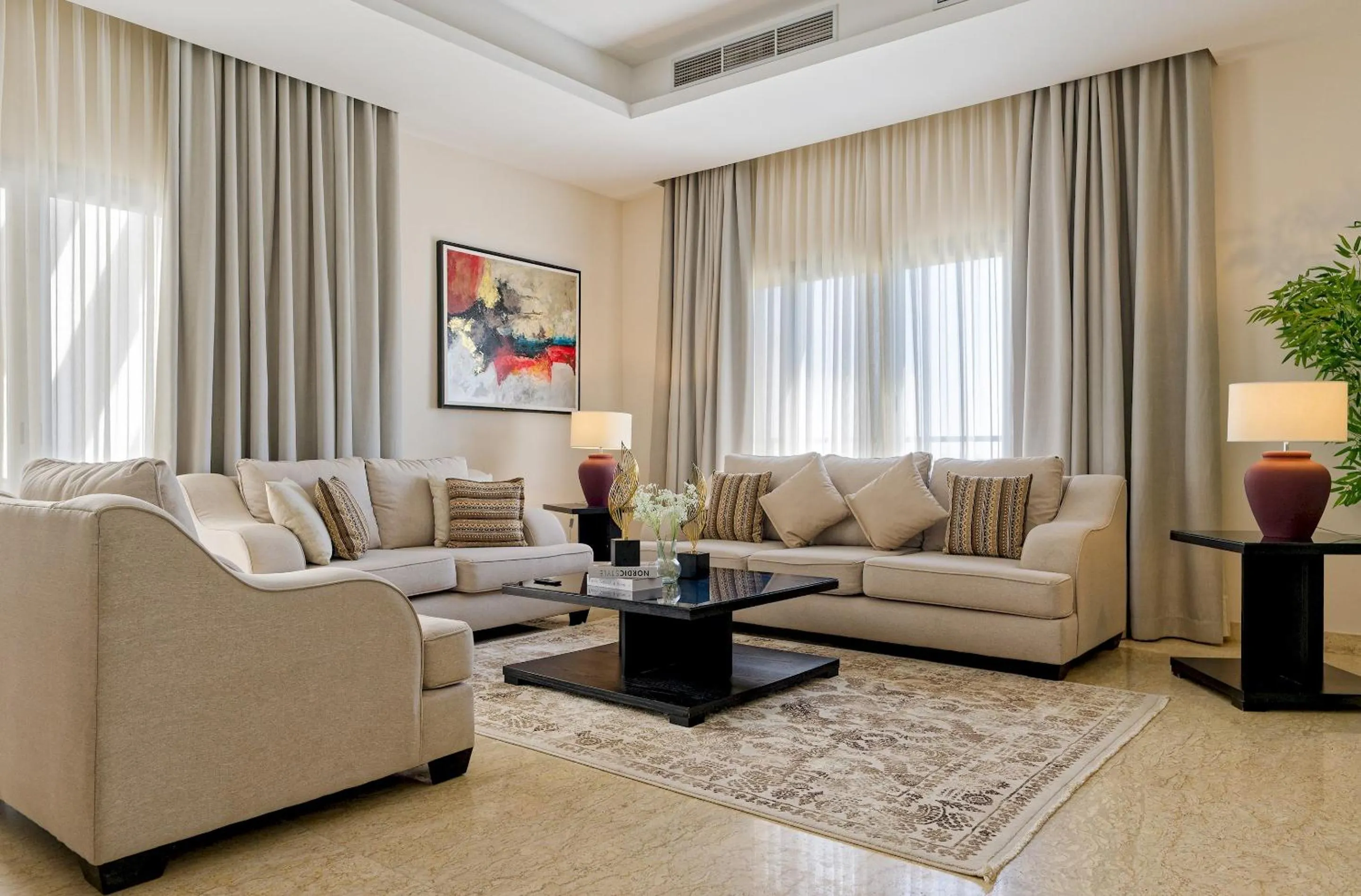Living room in VESTA - Cairo Festival City Residence