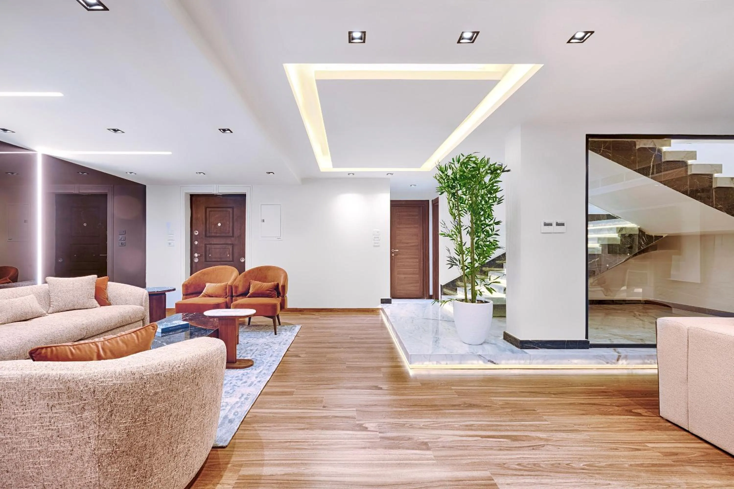 Living room in VESTA - Cairo Festival City Residence