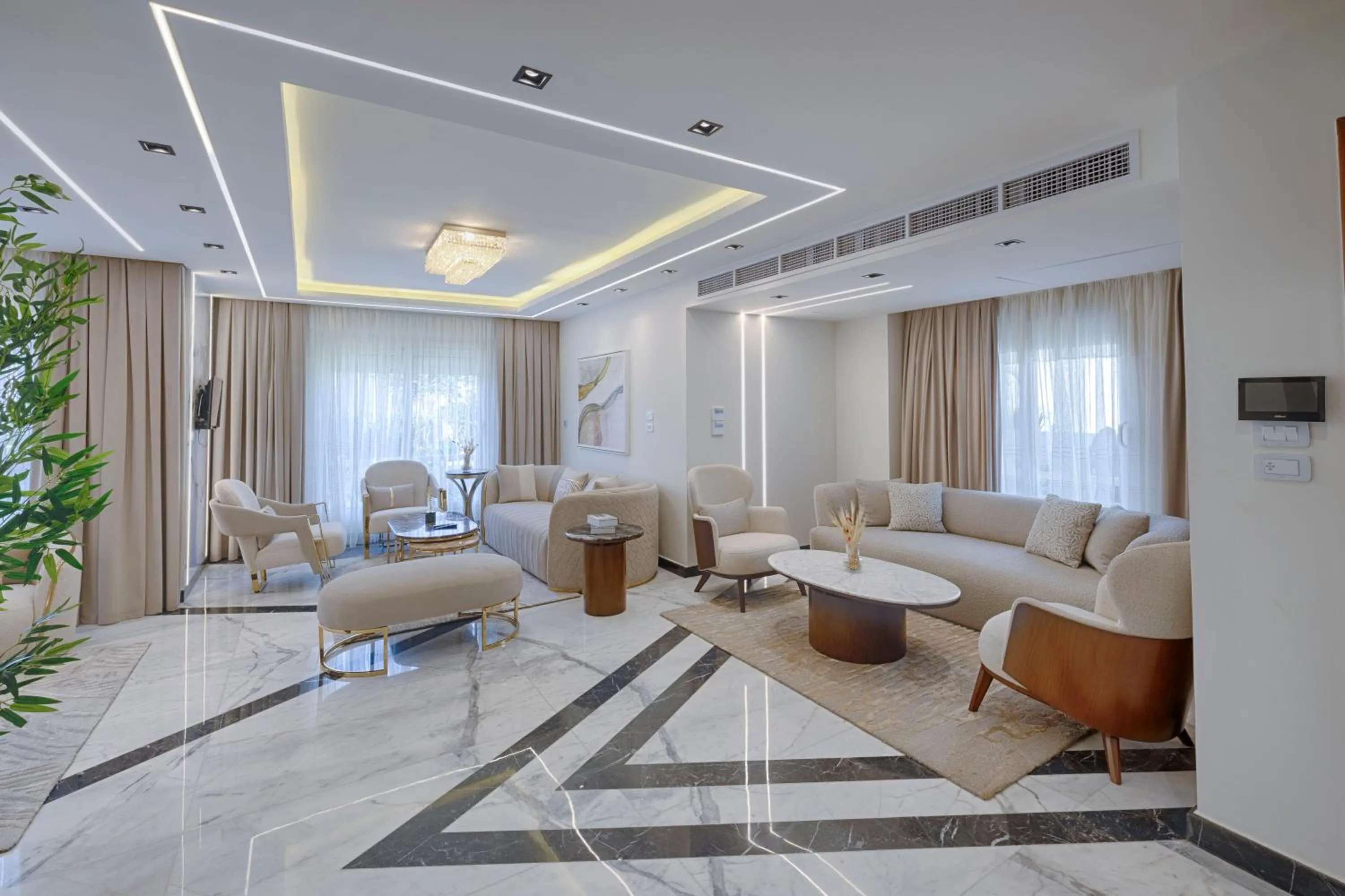 Living room in VESTA - Cairo Festival City Residence