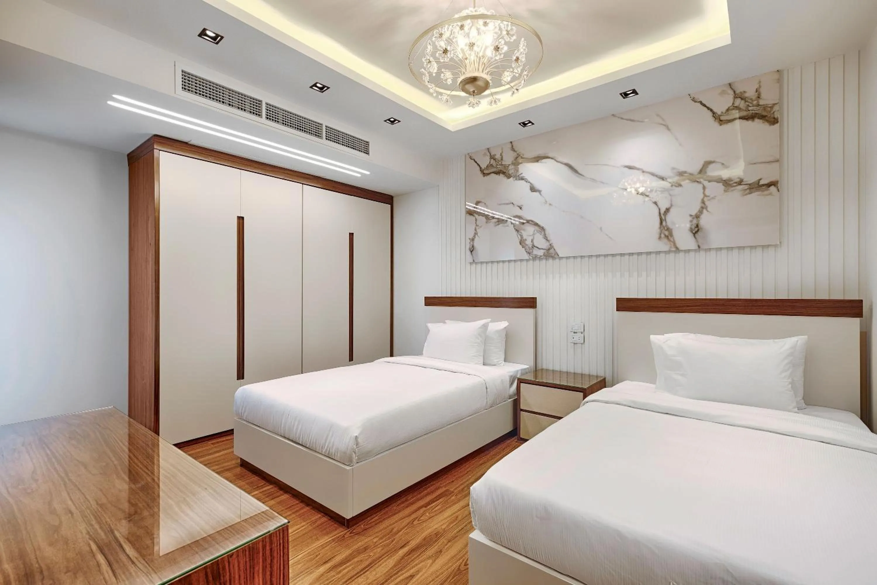 Bed in VESTA - Cairo Festival City Residence