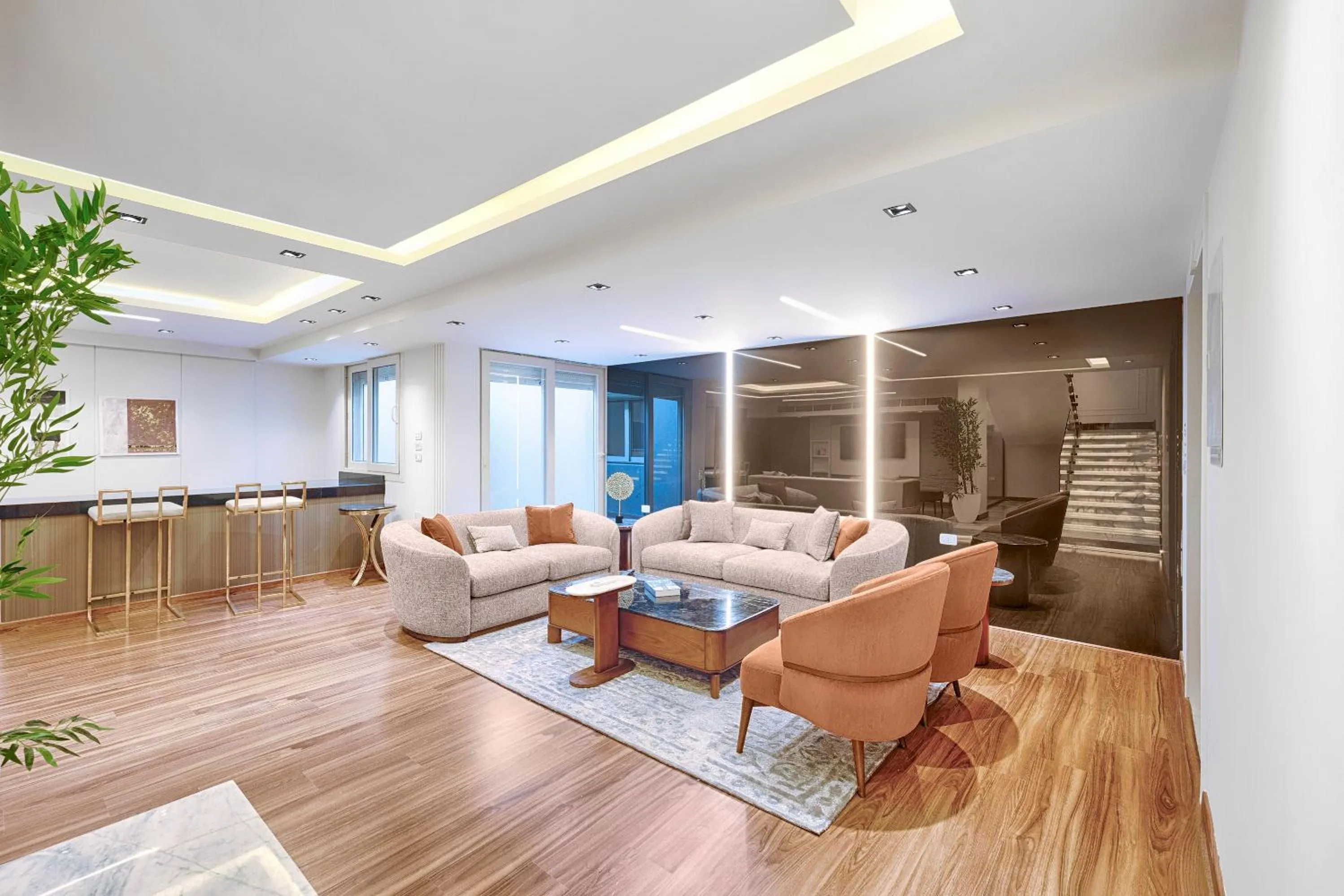 Living room in VESTA - Cairo Festival City Residence