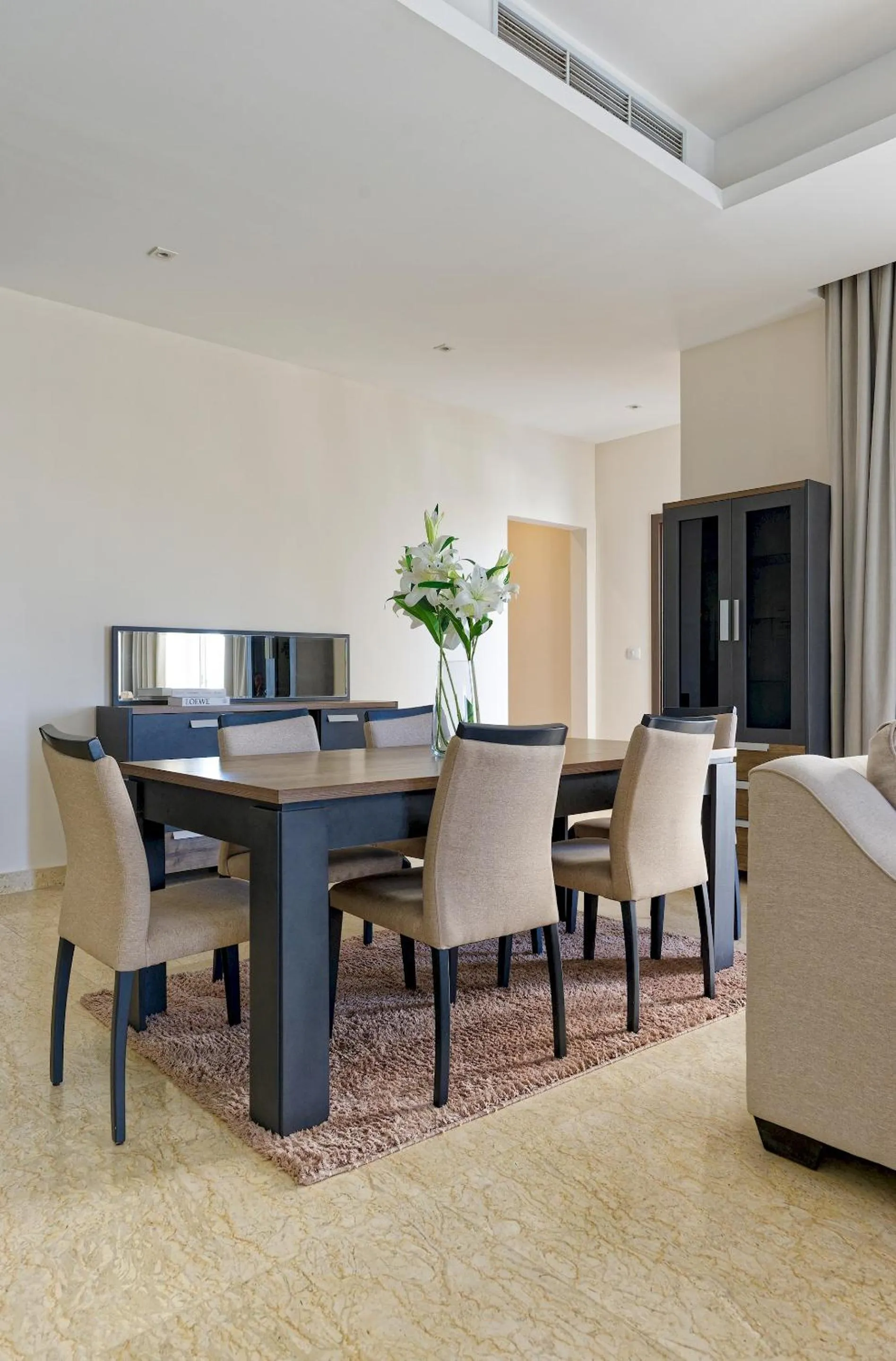 Dining area in VESTA - Cairo Festival City Residence