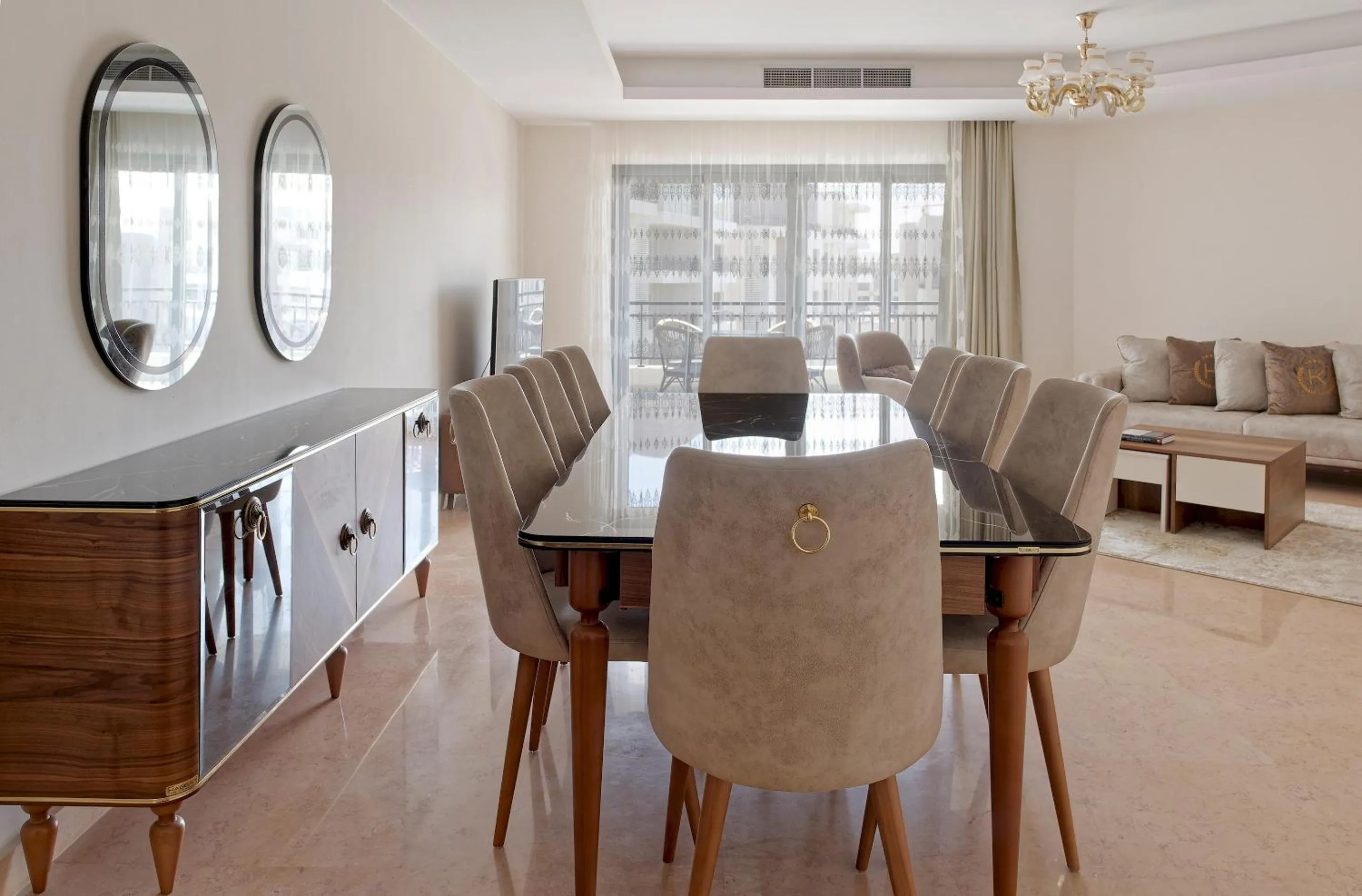 Living room in VESTA - Cairo Festival City Residence