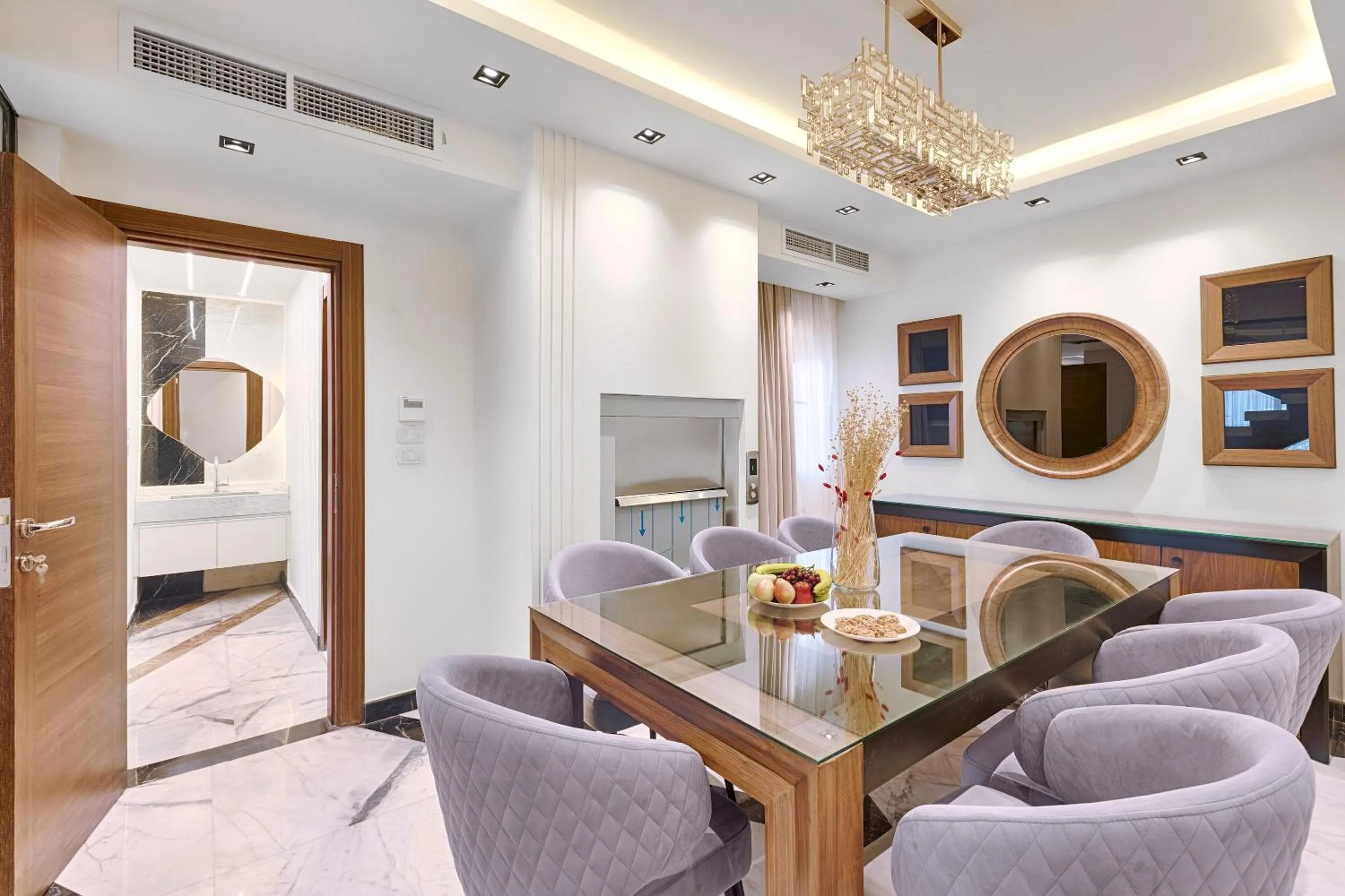 Seating area in VESTA - Cairo Festival City Residence