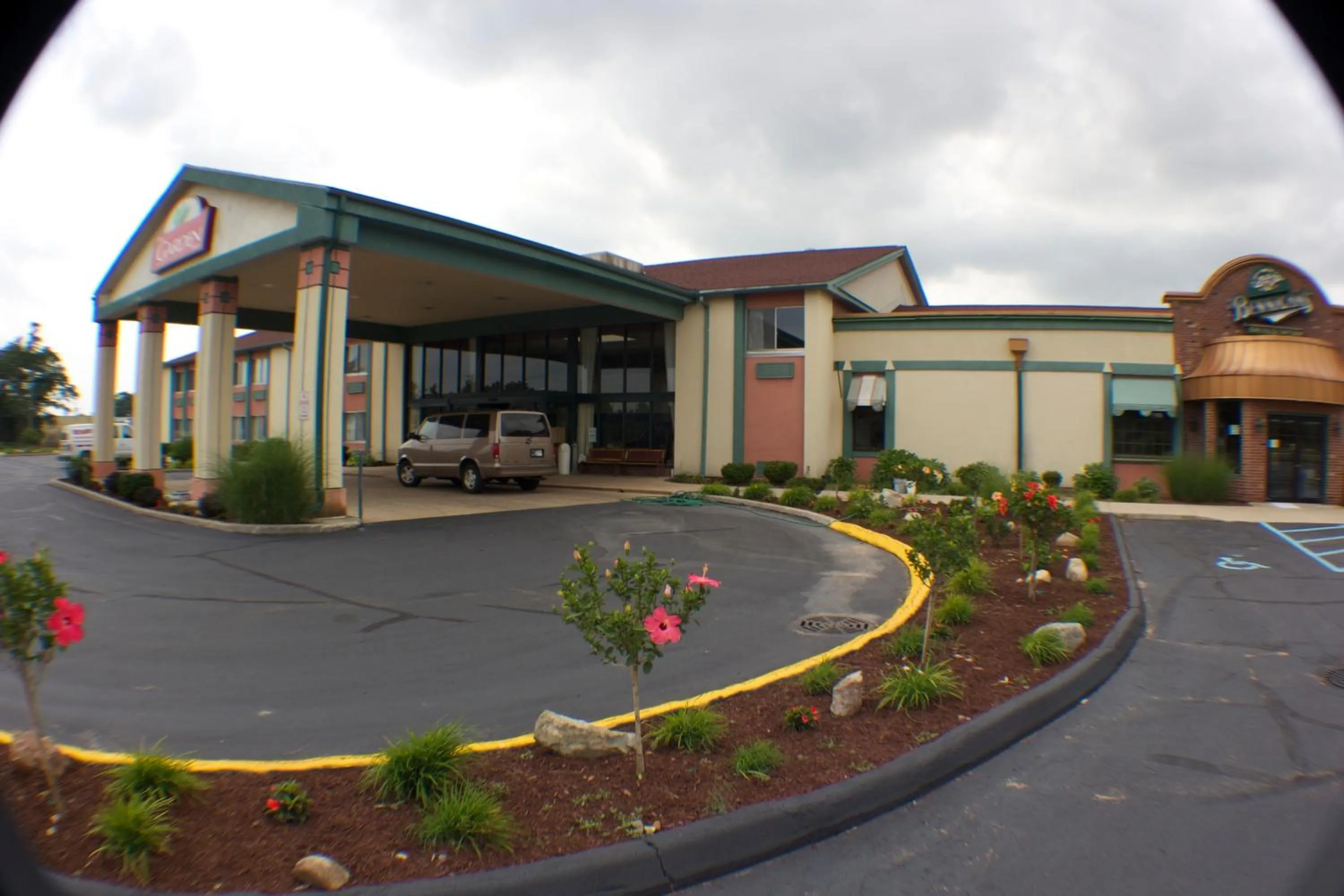 Property building in The Garden Inn